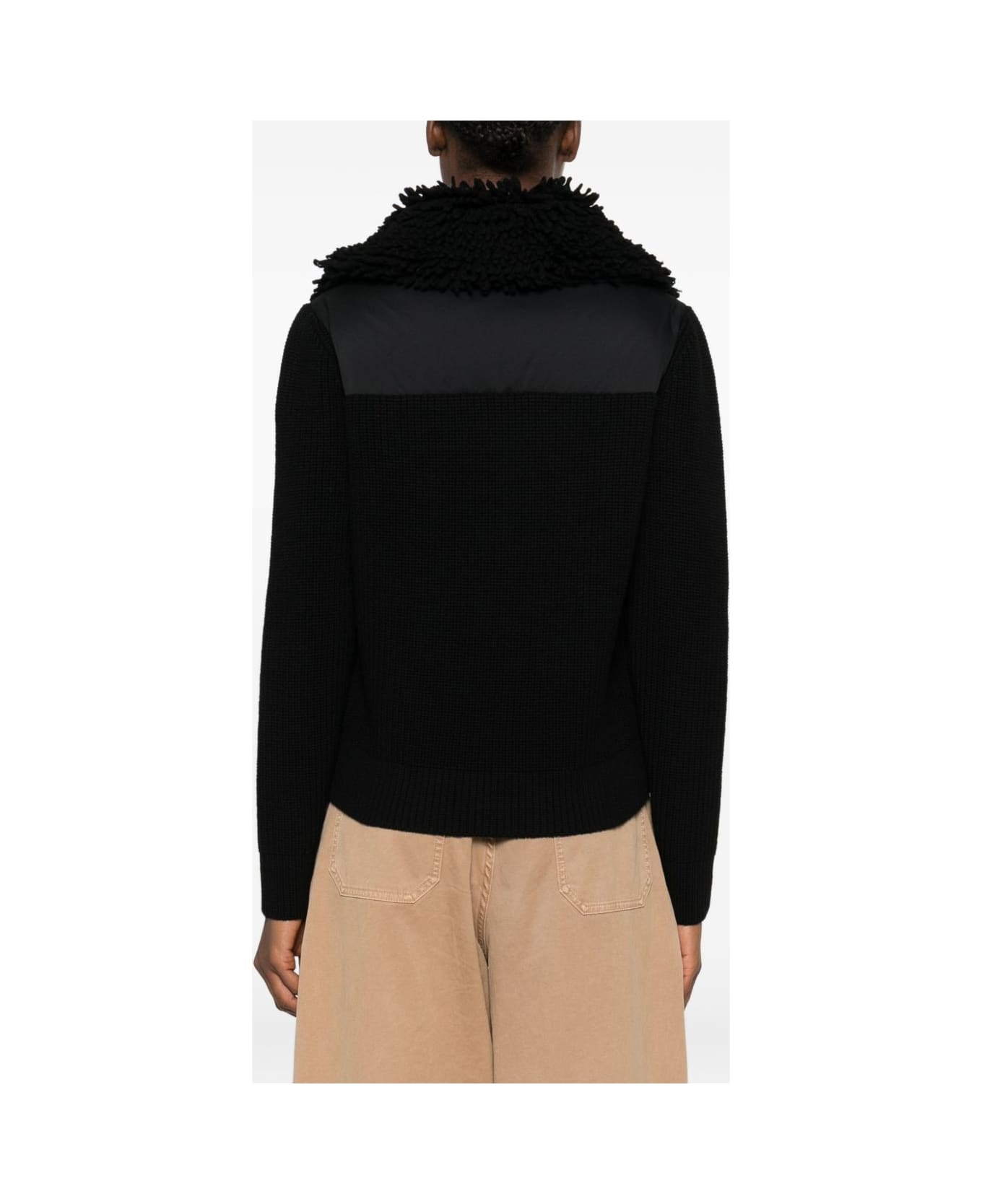 Moncler Grenoble Zip-up Down Jacket - Black