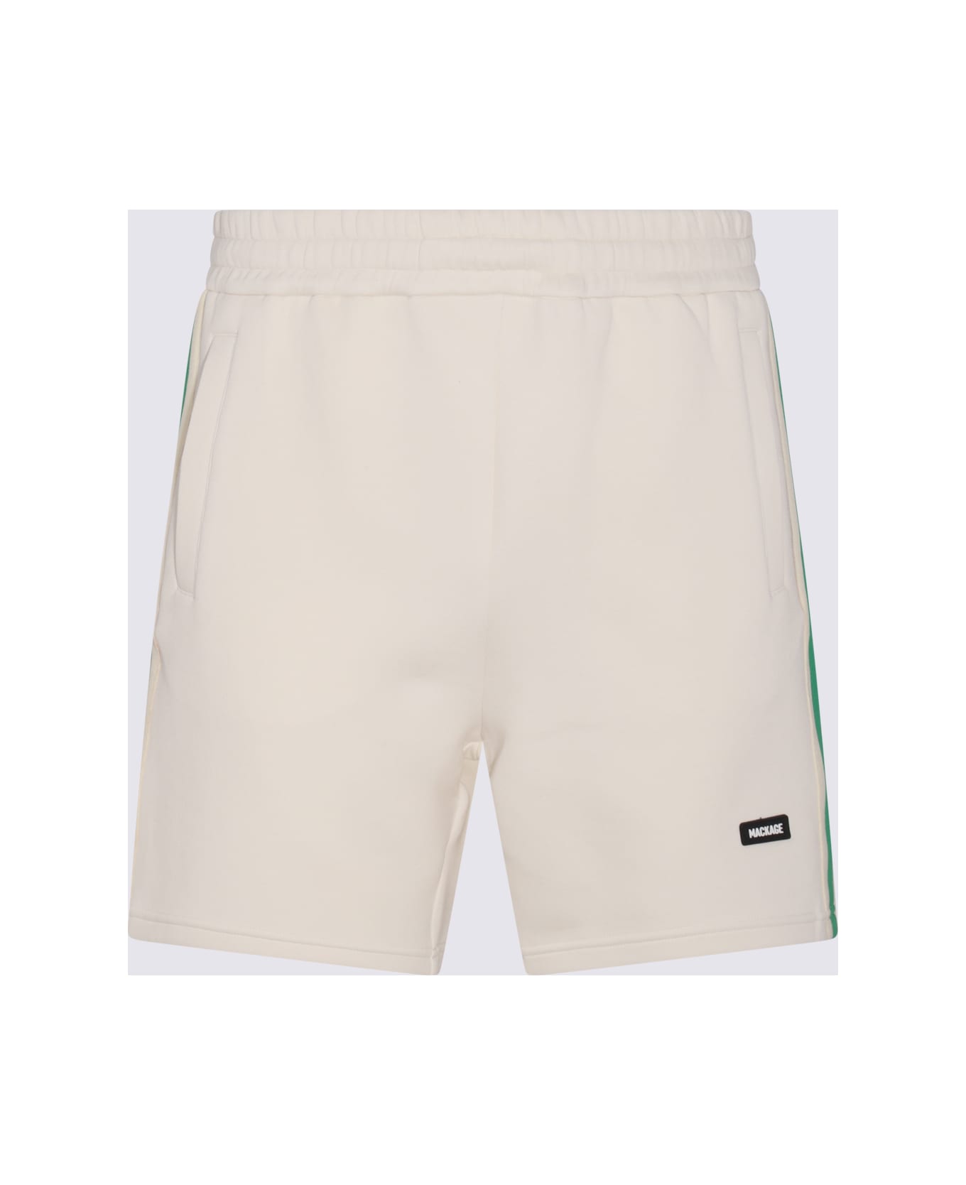 Mackage Cream Cotton Blend Shorts - White ショートパンツ