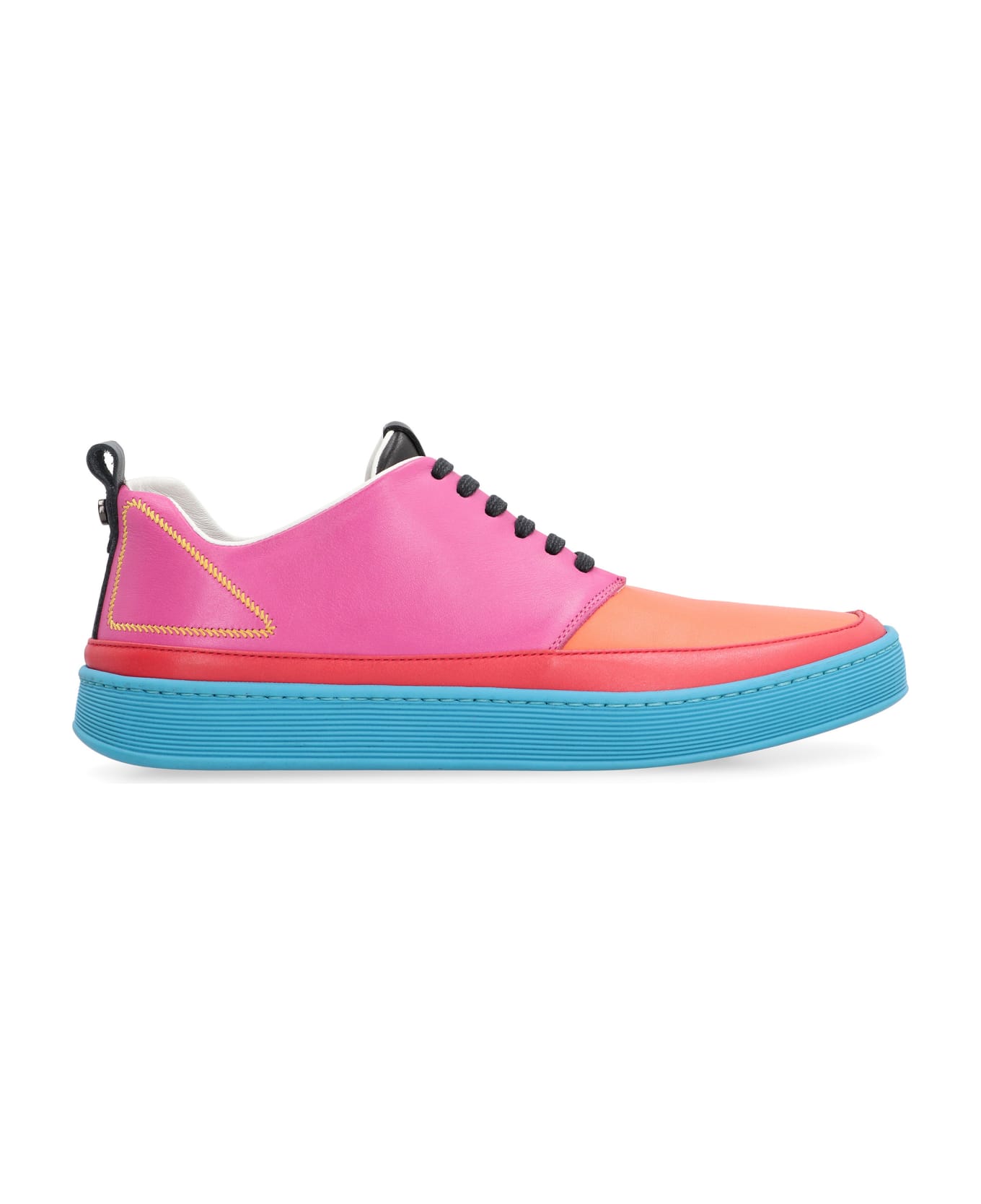 Volta Leather Low-top Sneakers - Multicolor