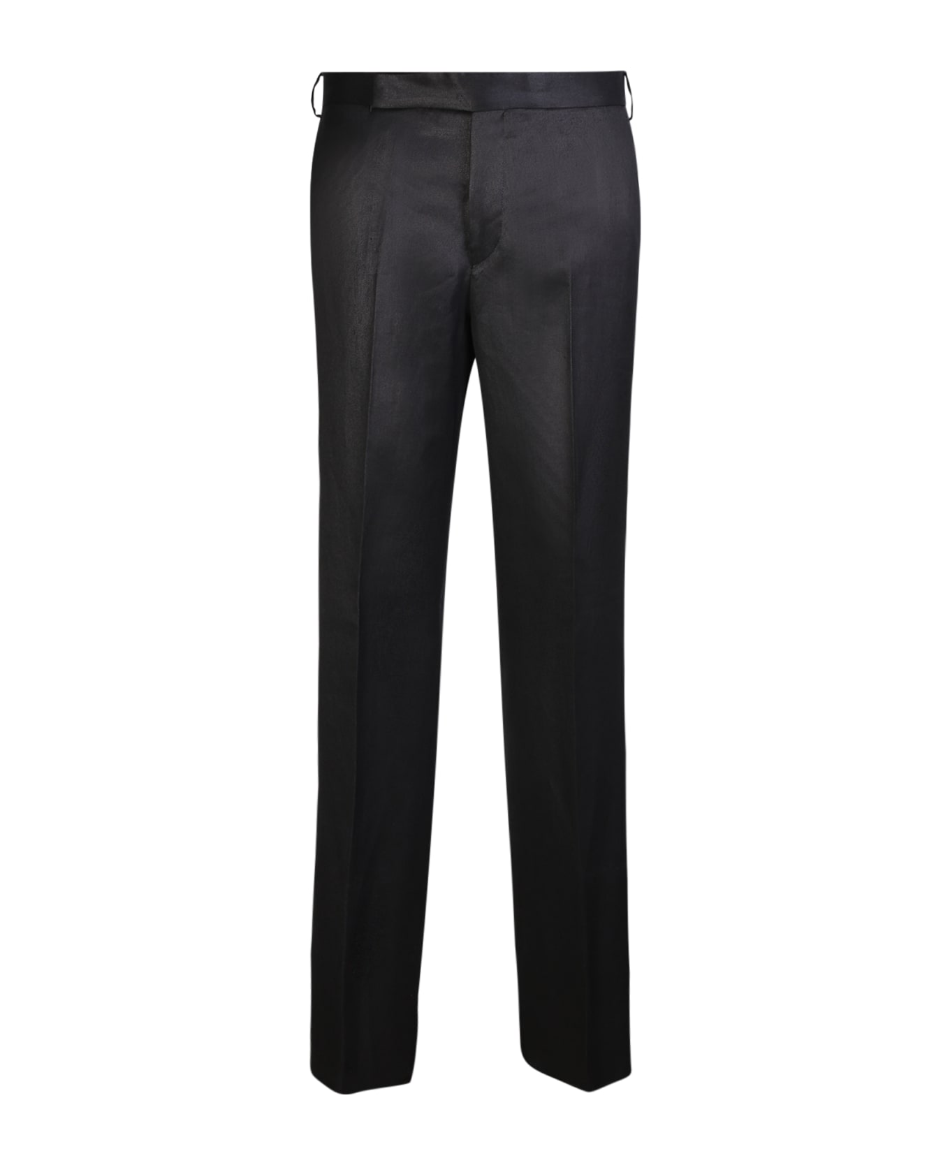 Lardini Linen Black Trousers - Black