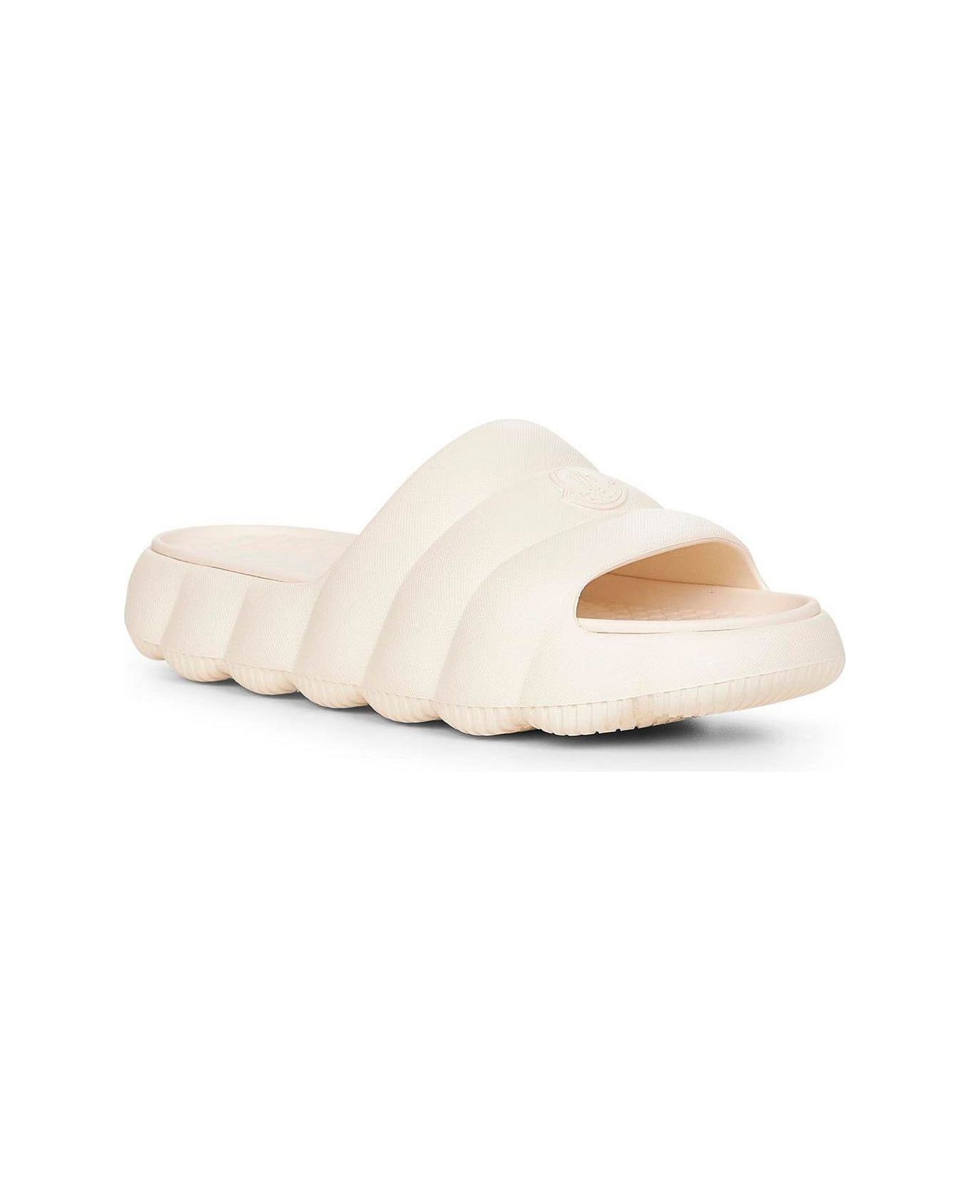 Moncler Lilo Quilted Sandals - WHITE