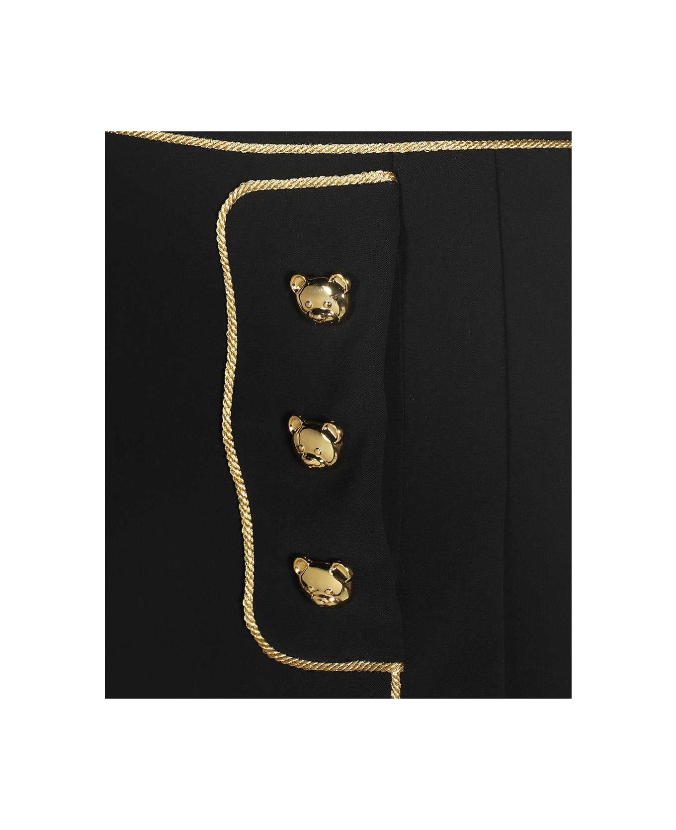 Moschino Technical Fabric Mini-skirt - black