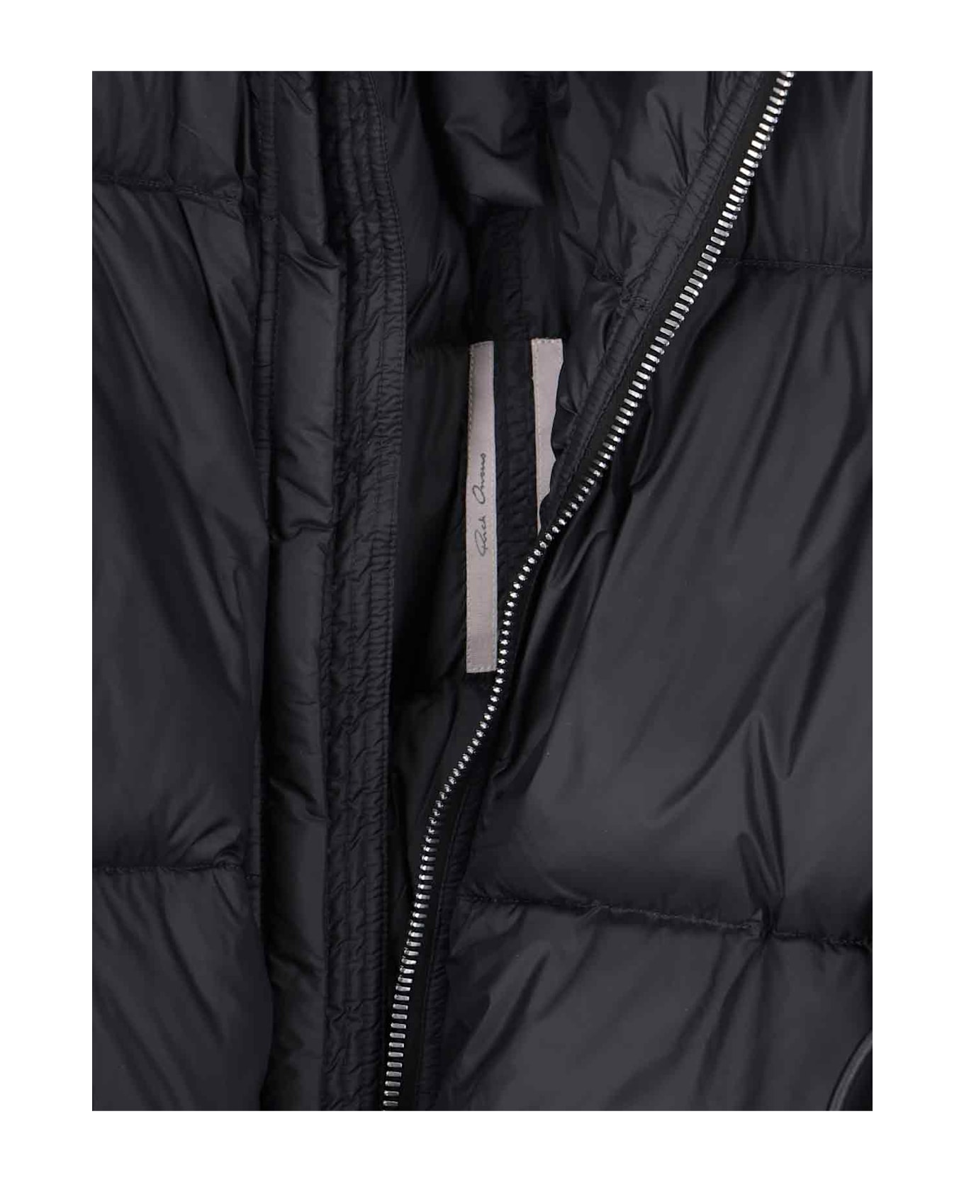 Rick Owens Quilted Down Jacket - Black