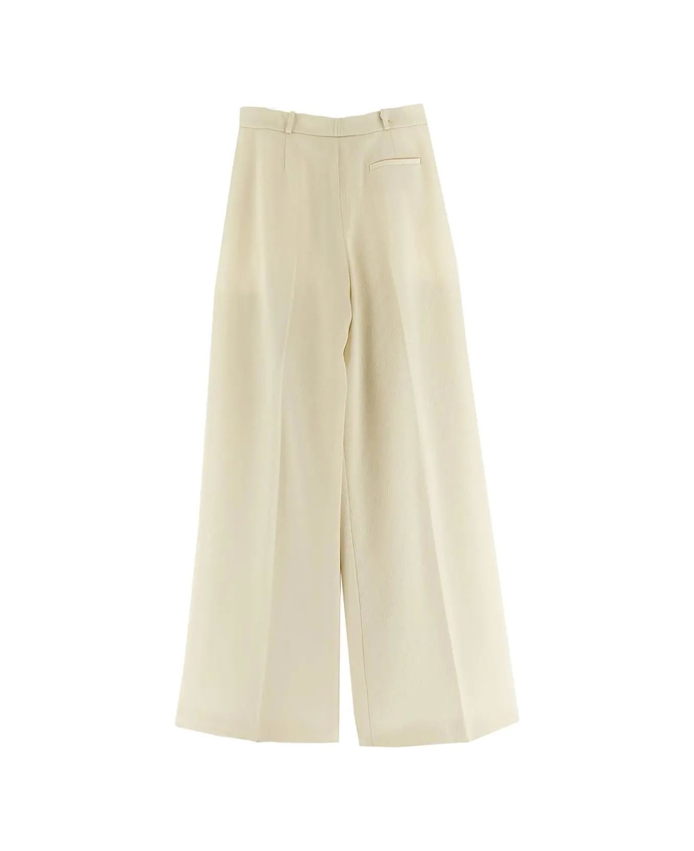 Del Core Wool Trouser - Yellow Cream