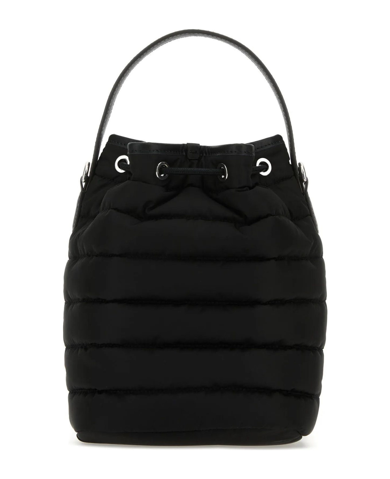 Moncler Black Nylon Kilia Bucket Bag