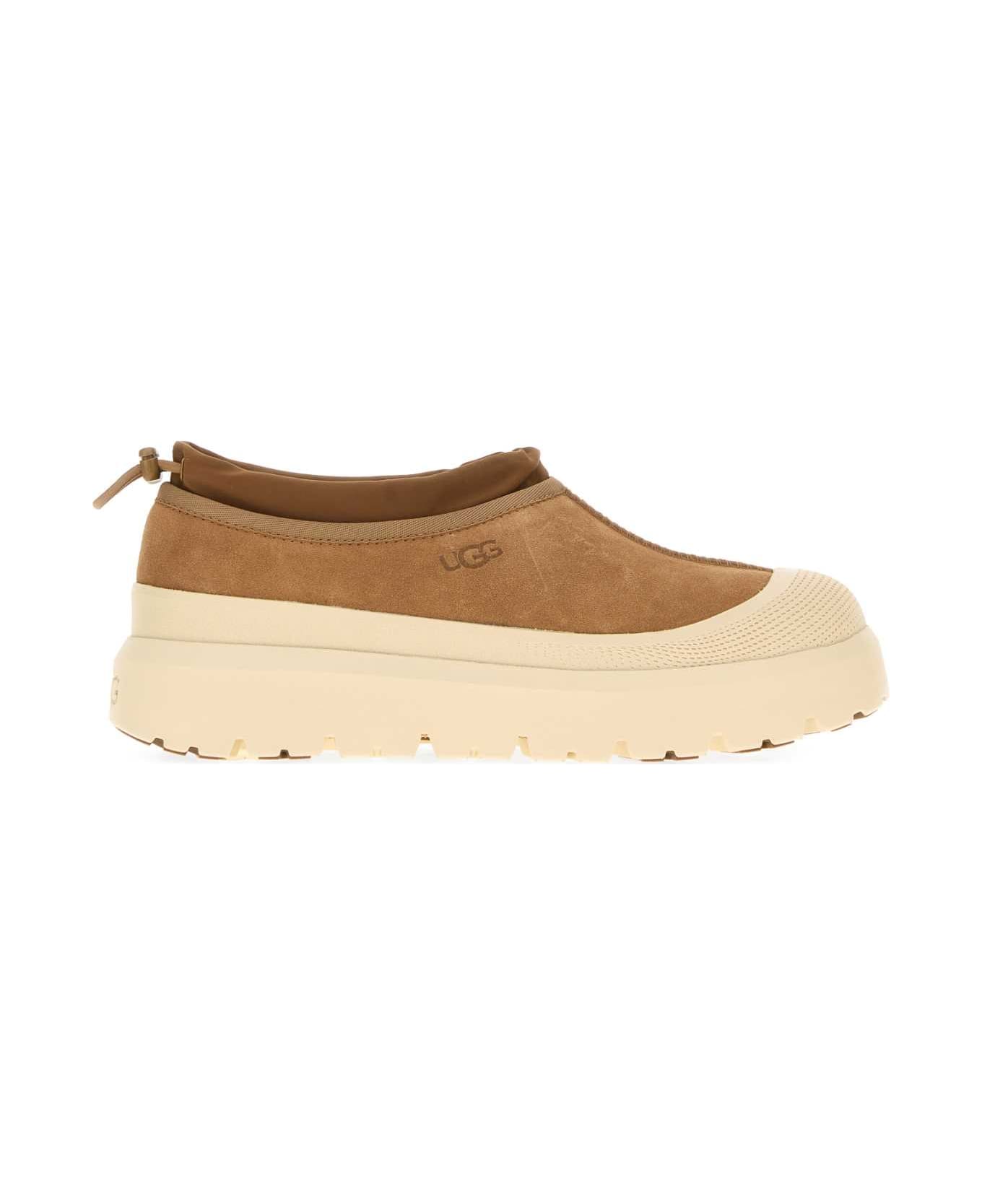 UGG Biscuit Suede And Rubber Tasman Weather Hybrid Slip Ons - CWTC
