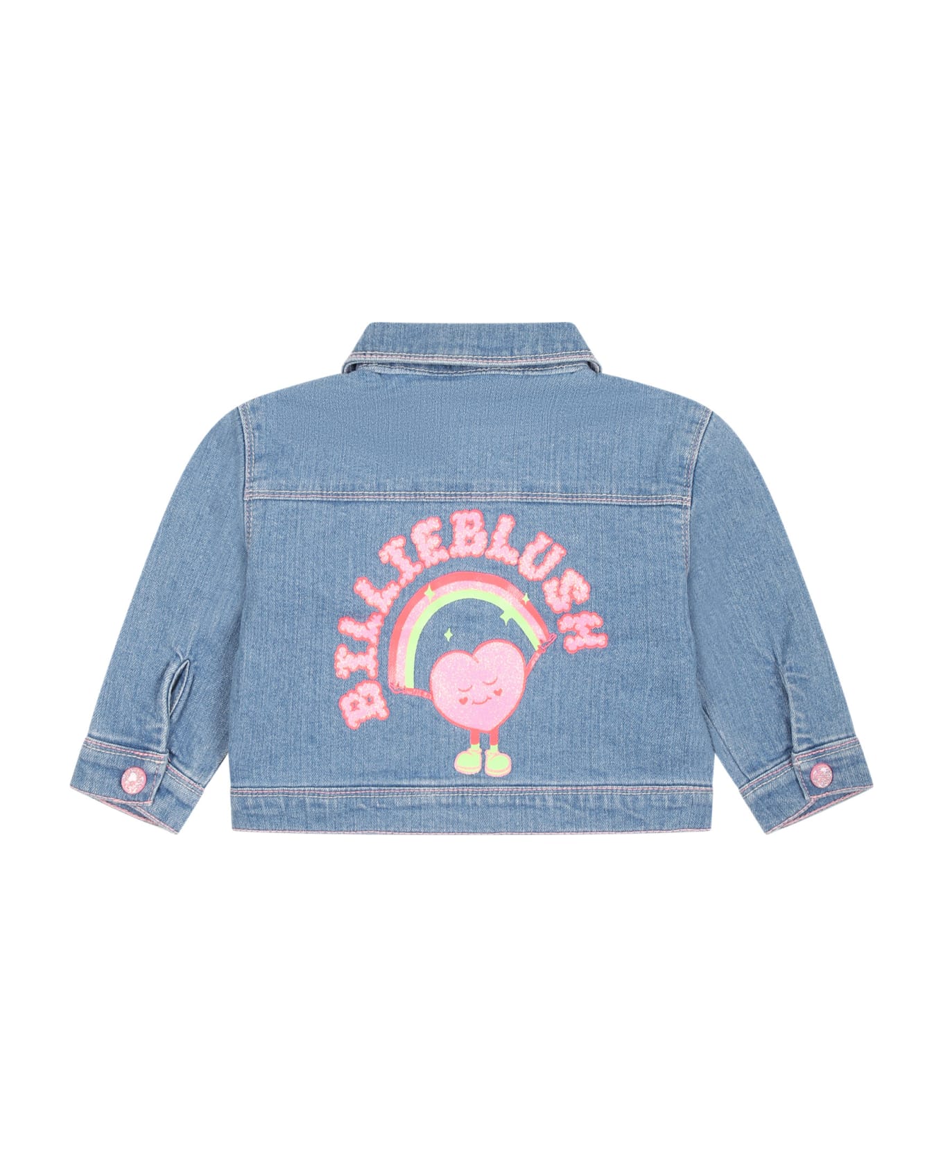 Billieblush Denim Jacket For Baby Girl - Denim コート＆ジャケット