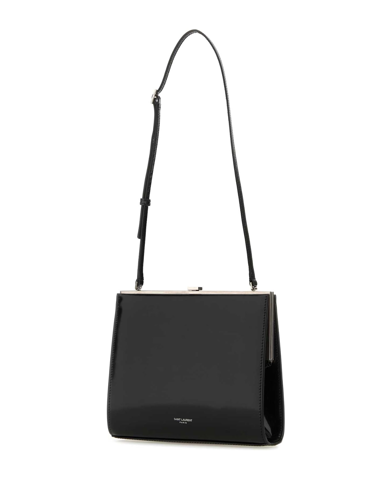 Saint Laurent Black Leather Le Anne-marie Shoulder Bag - NERO