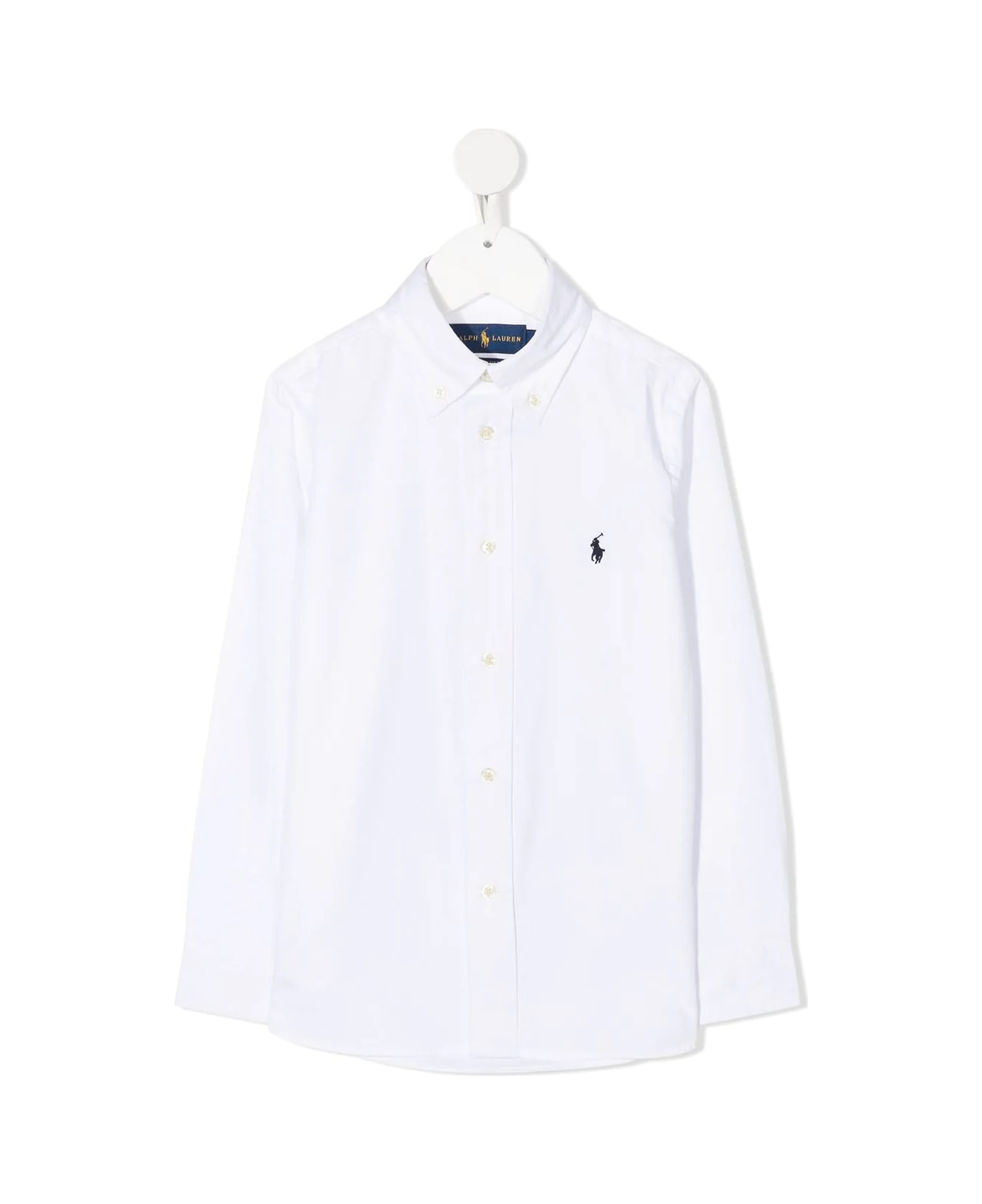 Ralph Lauren White Slim-fit Oxford Shirt - White