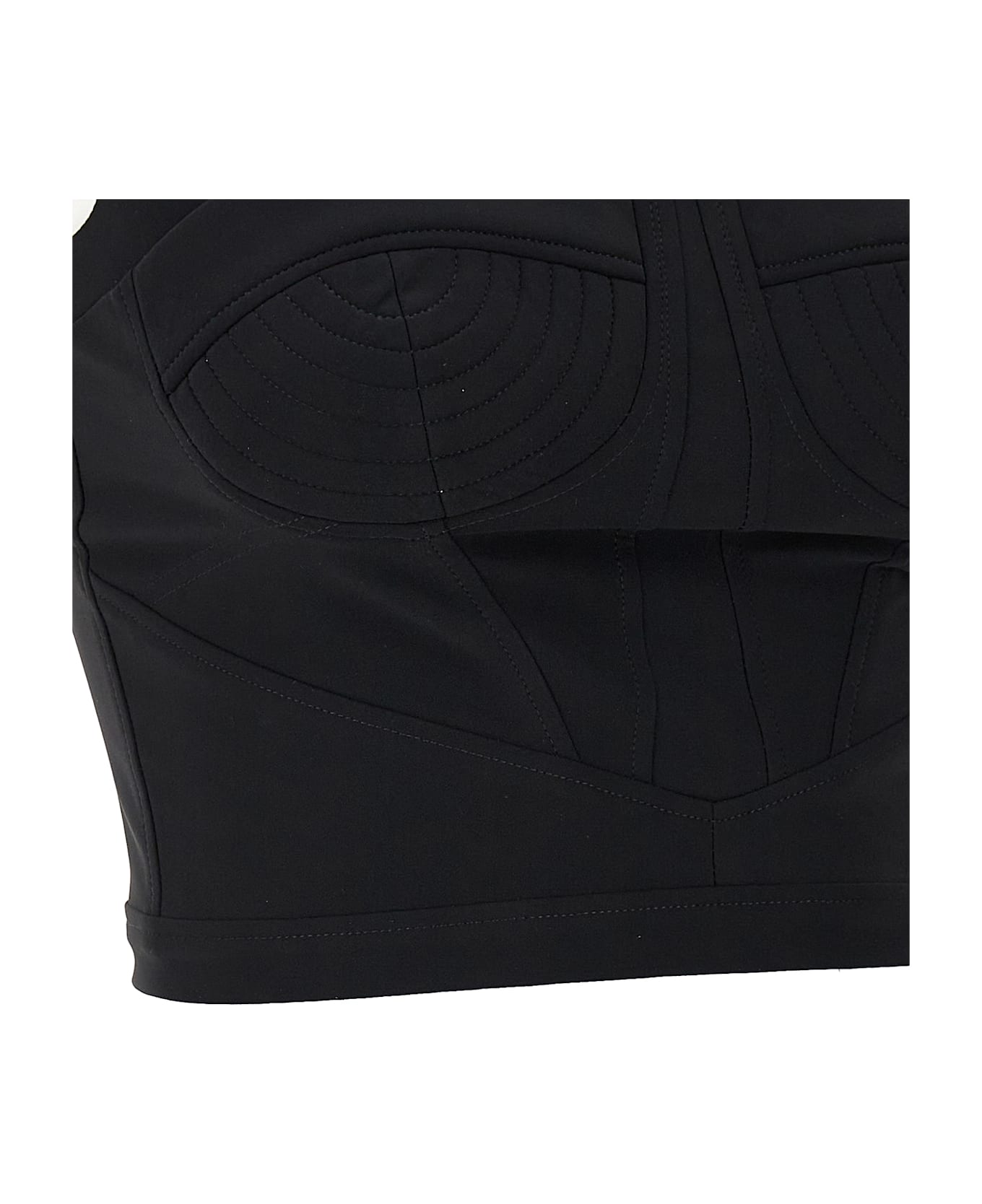 Nensi Dojaka Shaped Top - Black  