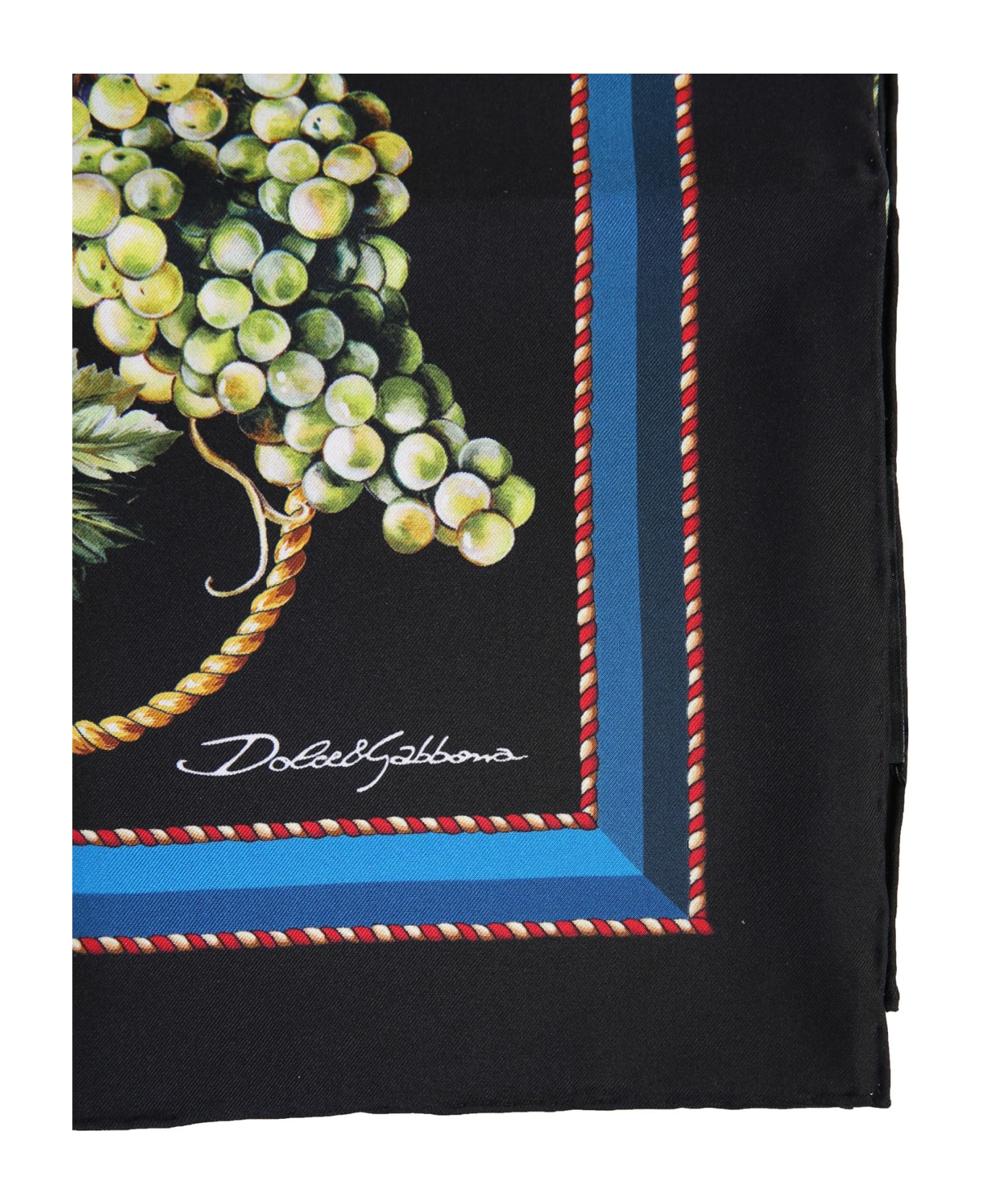 Dolce 
Gabbana Scarf With Logo - MULTICOLOR