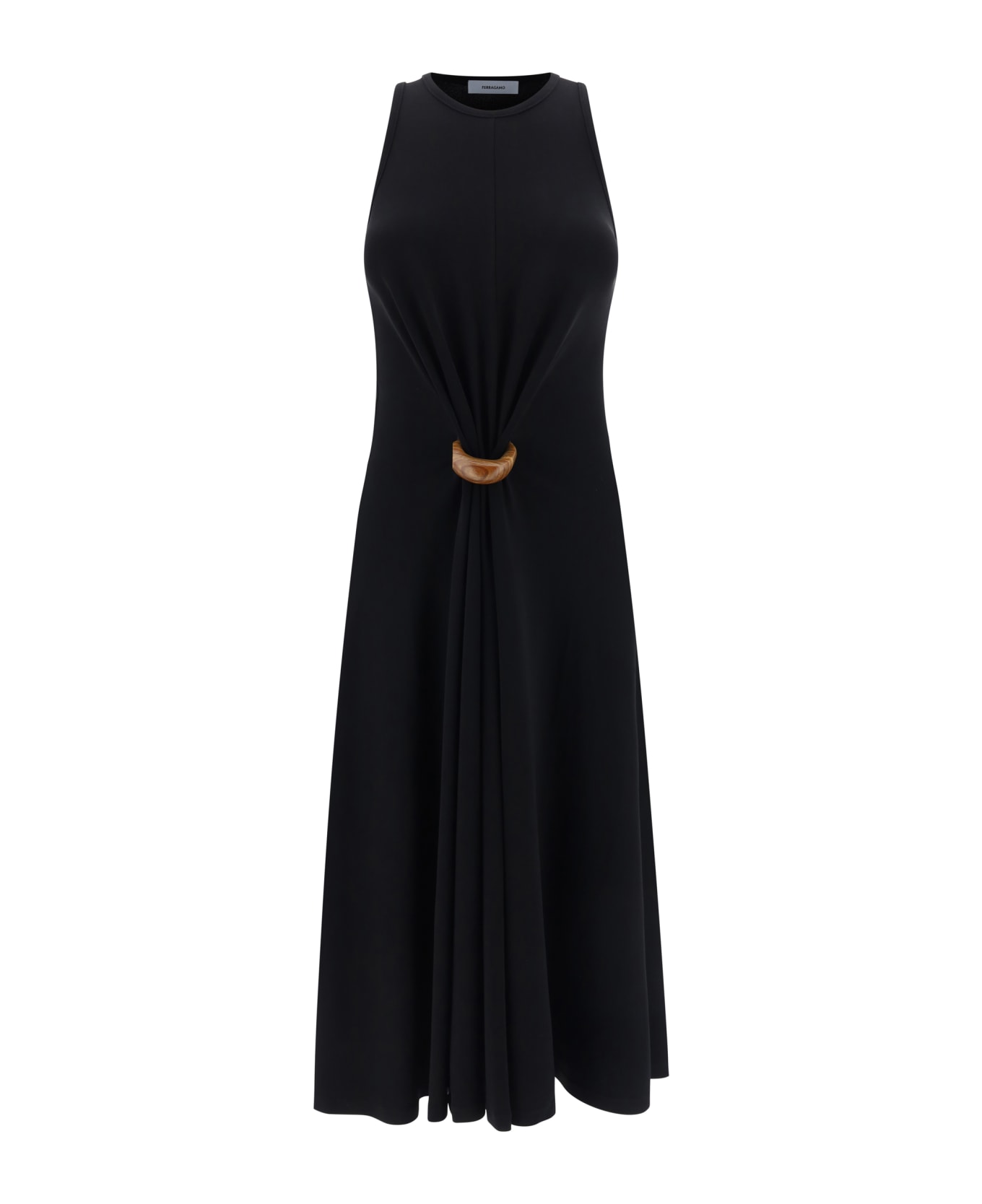 Ferragamo Long Dress - Black