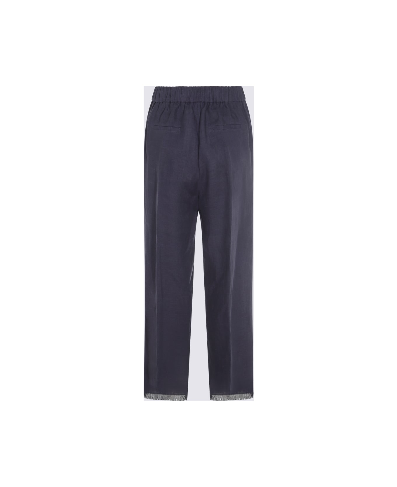 VIP【関税送料無料】希少 ANTONELLI FIRENZE BLUE LINEN PANTS Antonelli Blue Linen Pants | italist