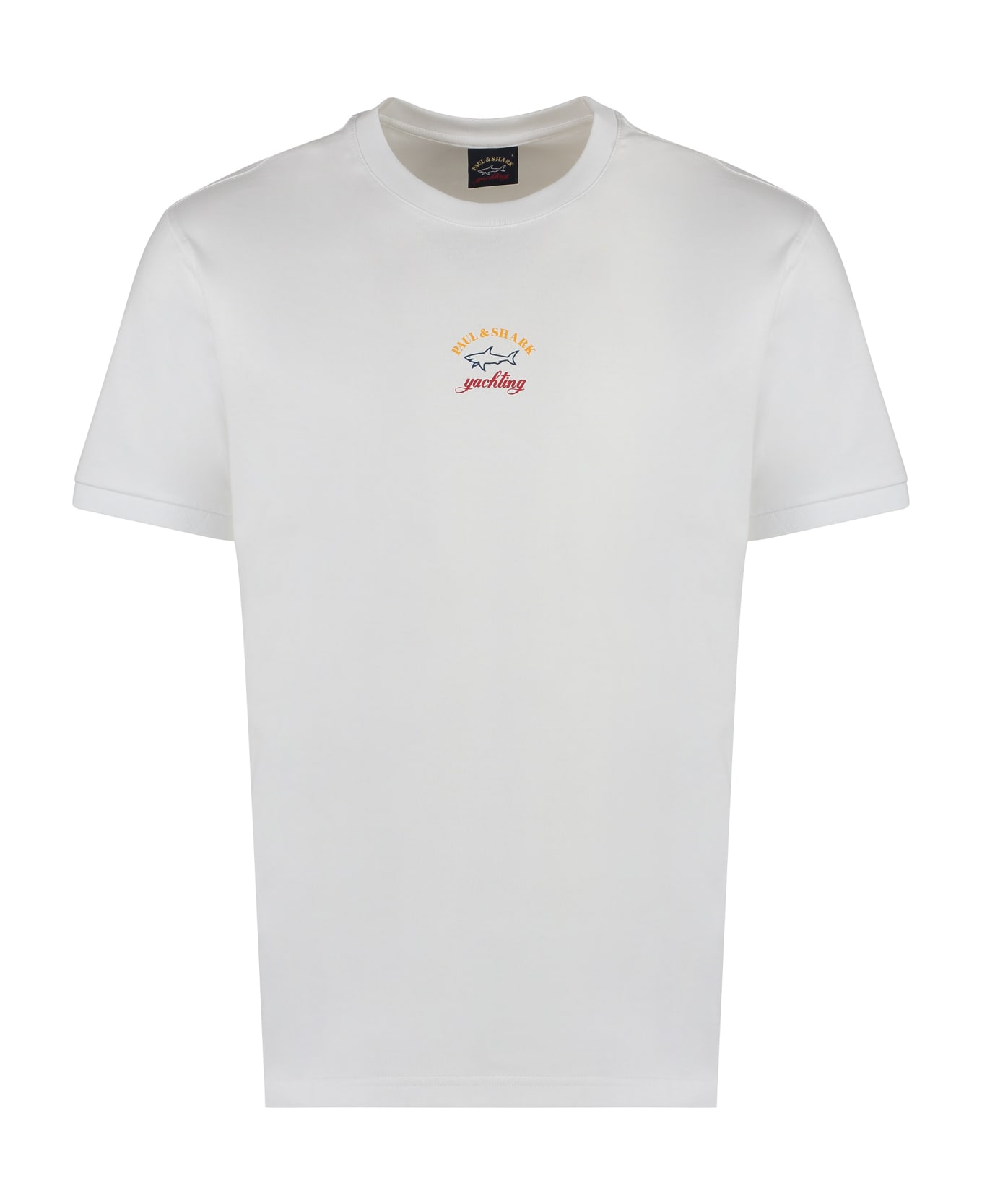 Paul&Shark Logo Cotton T-shirt - C