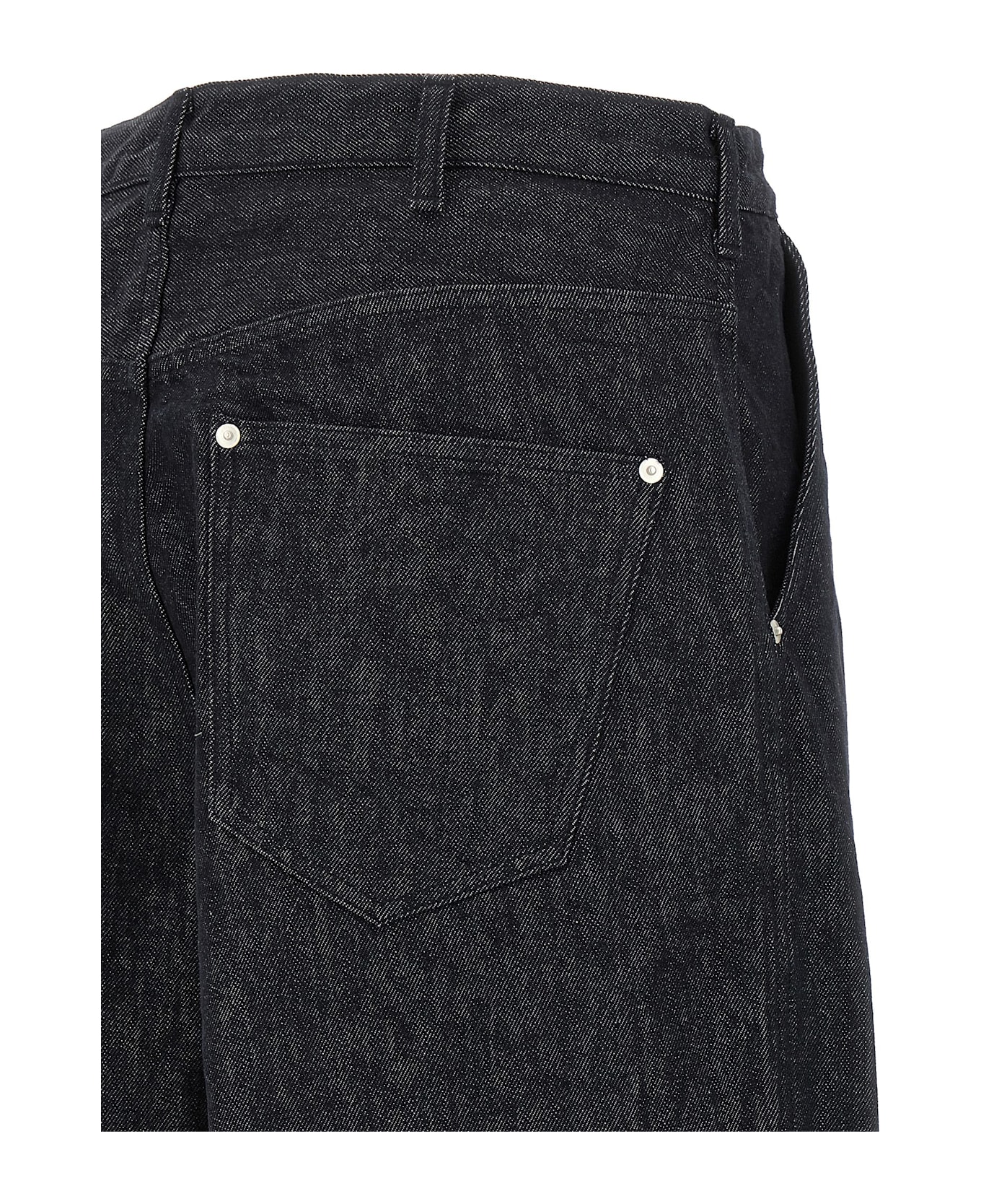 Comme des Garçons Homme Wide Leg Jeans - Blue