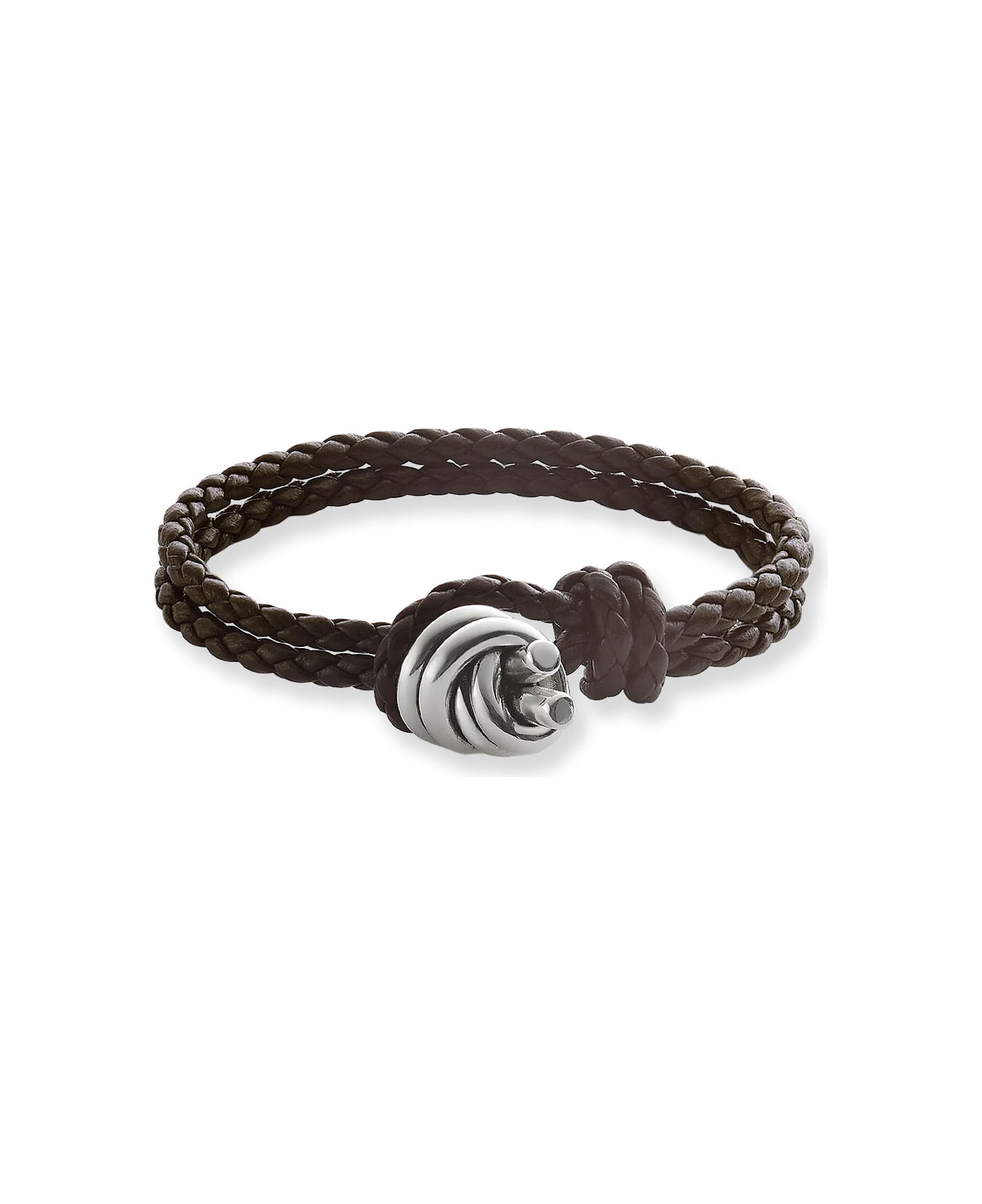 Bottega Veneta Leather Bracelet - Black