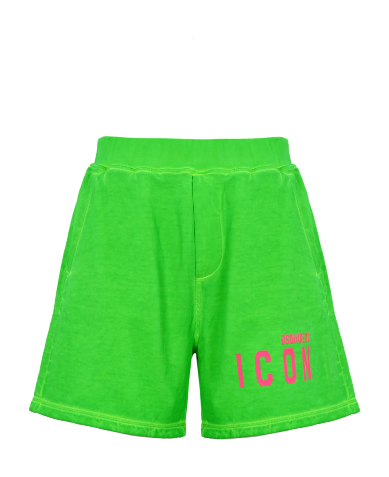 Dsquared2 Icon Cotton Shorts - Verde