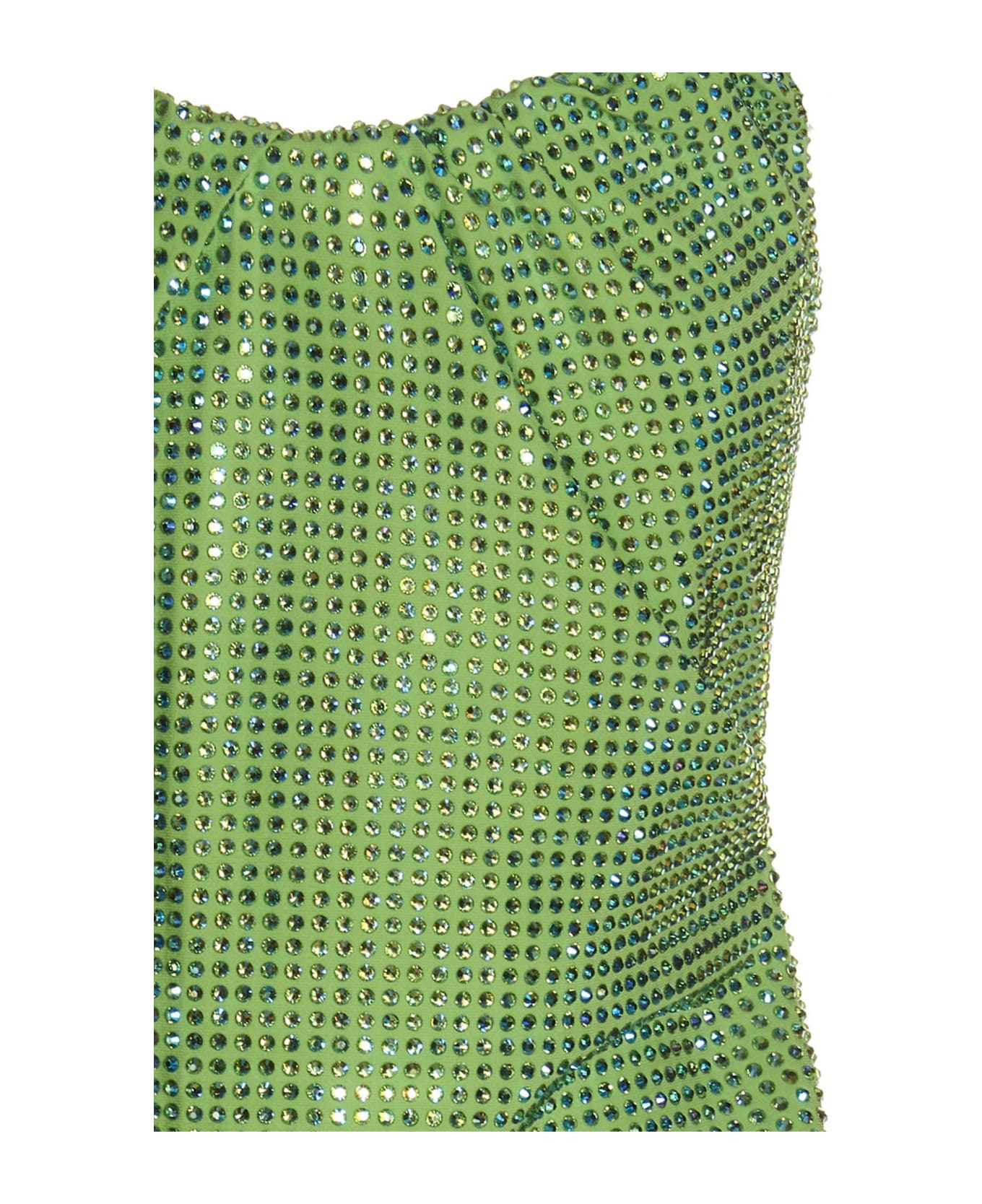 Roland Mouret 'strapless Diamante' Short Dress - Green