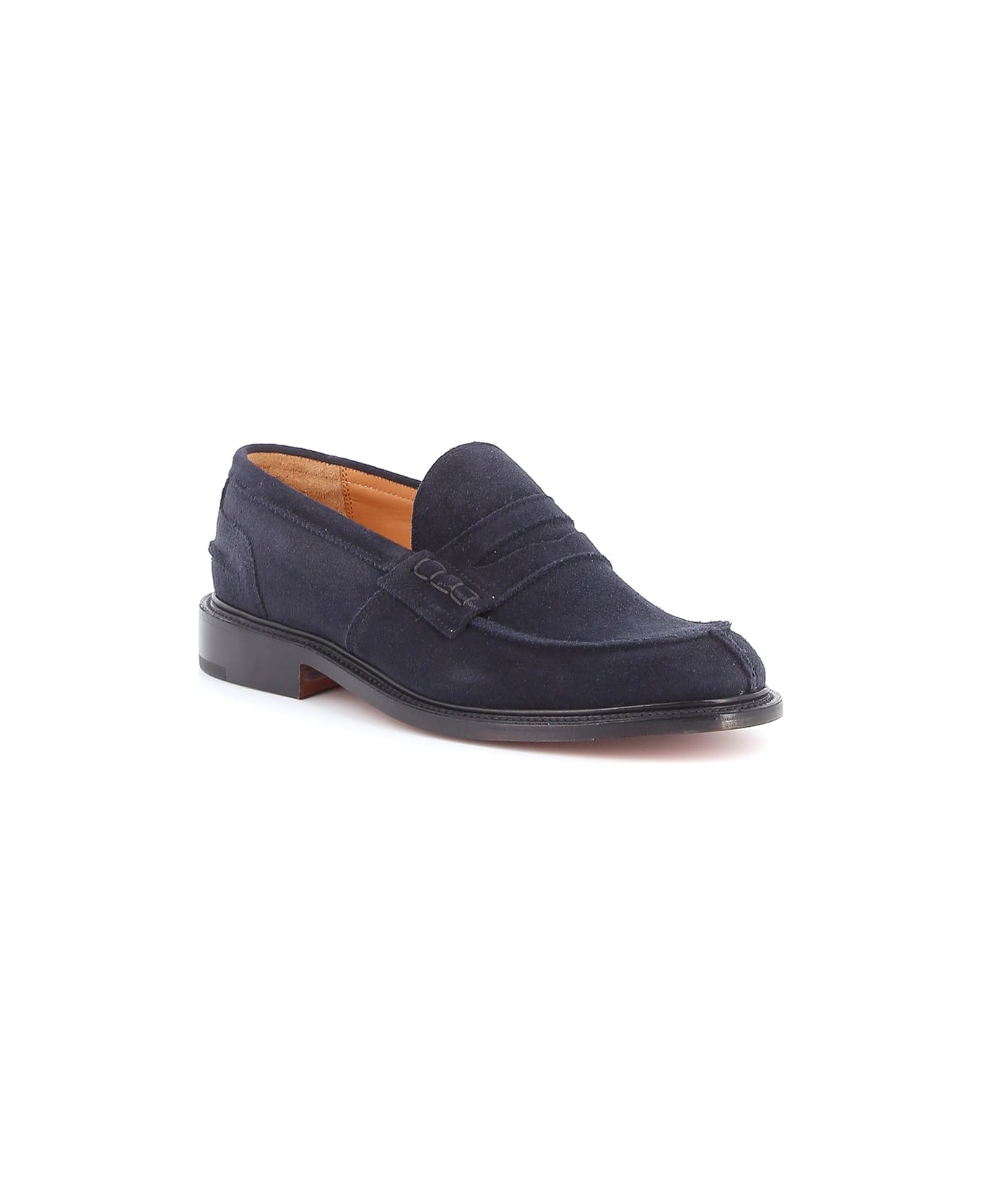 Tricker's James Penny Loafer Suede - Oceano ローファー＆デッキシューズ