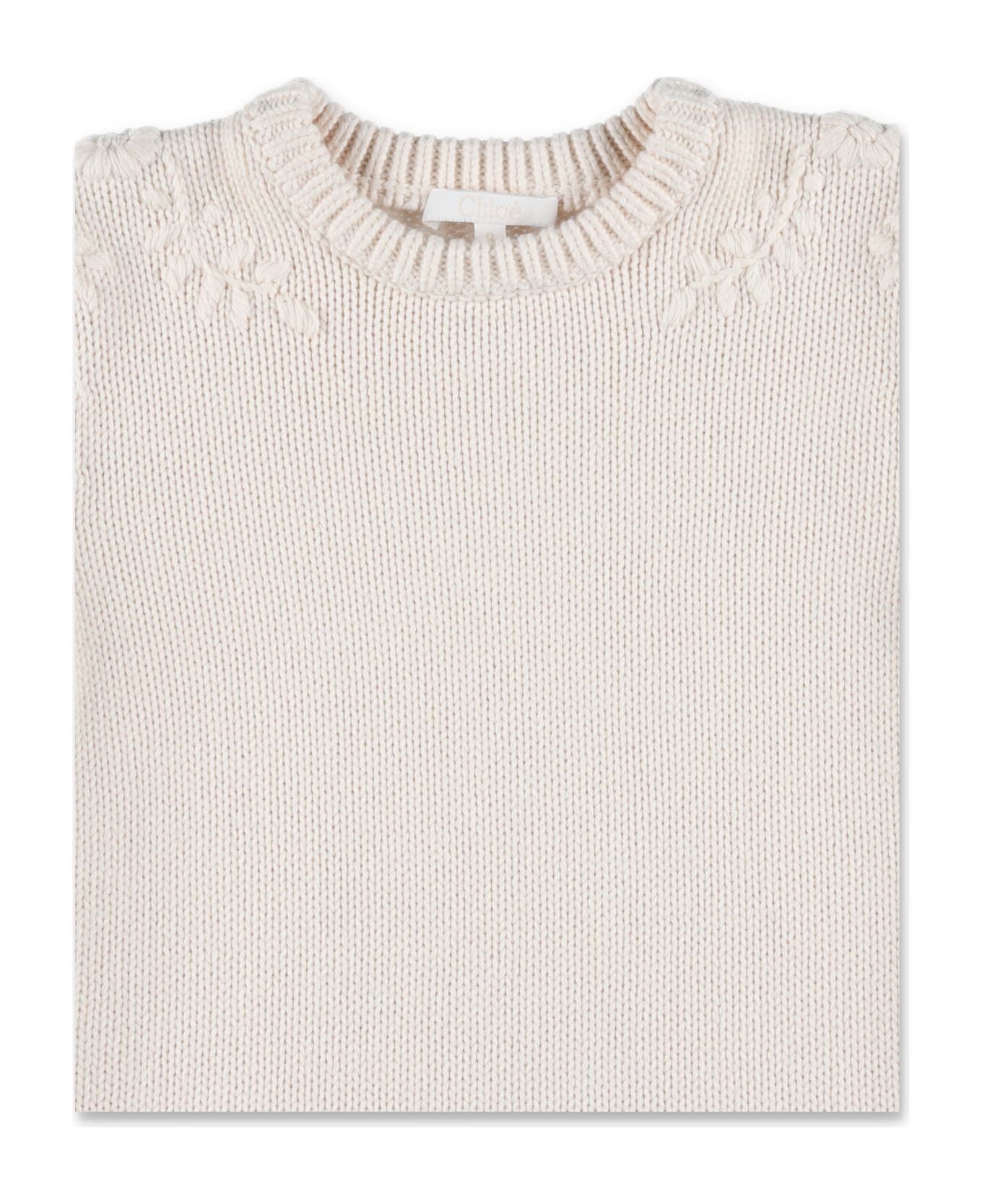 Chloé Knit Dress - WHITE