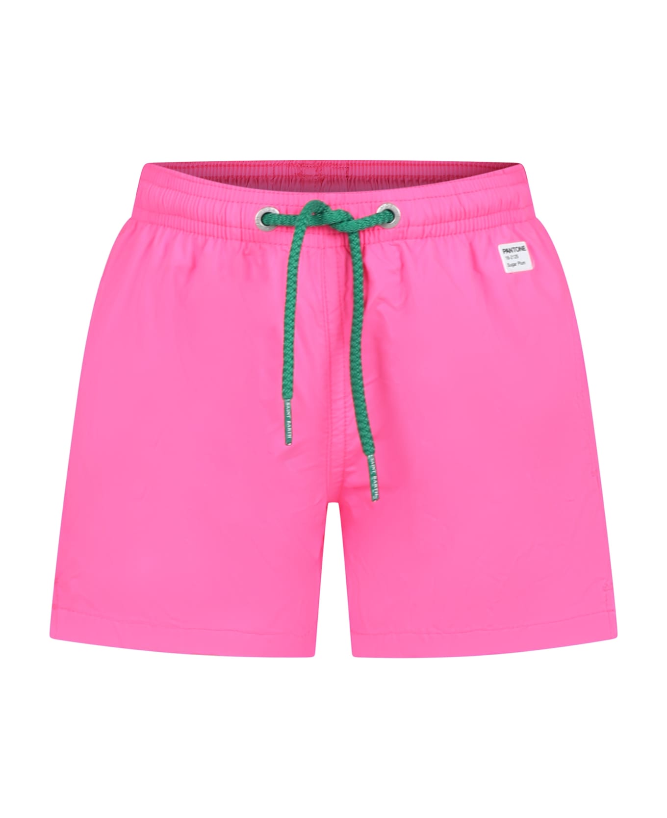 MC2 Saint Barth Fuchsia Swim Shorts For Boy With Logo - Fuchsia 水着