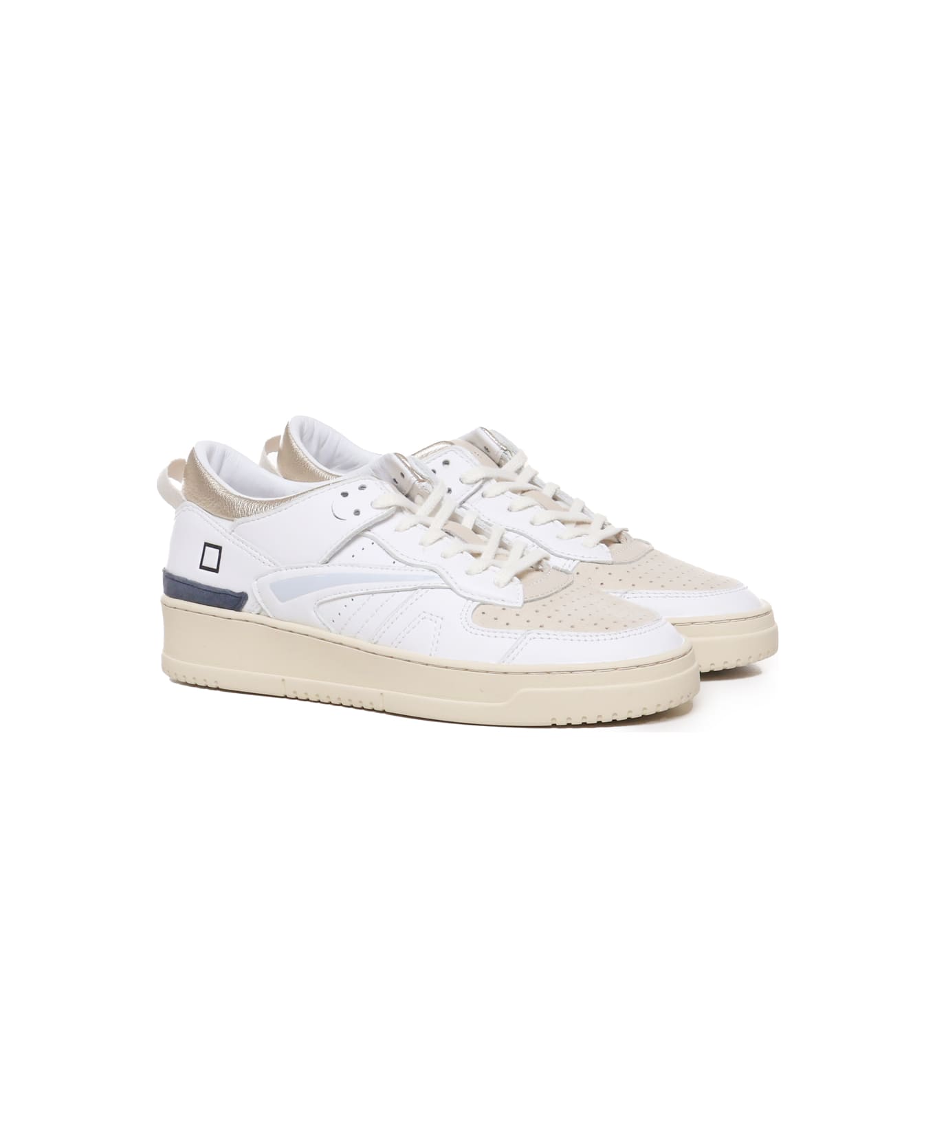 D.A.T.E. Sneakers Tournament - WHITE-BEIGE