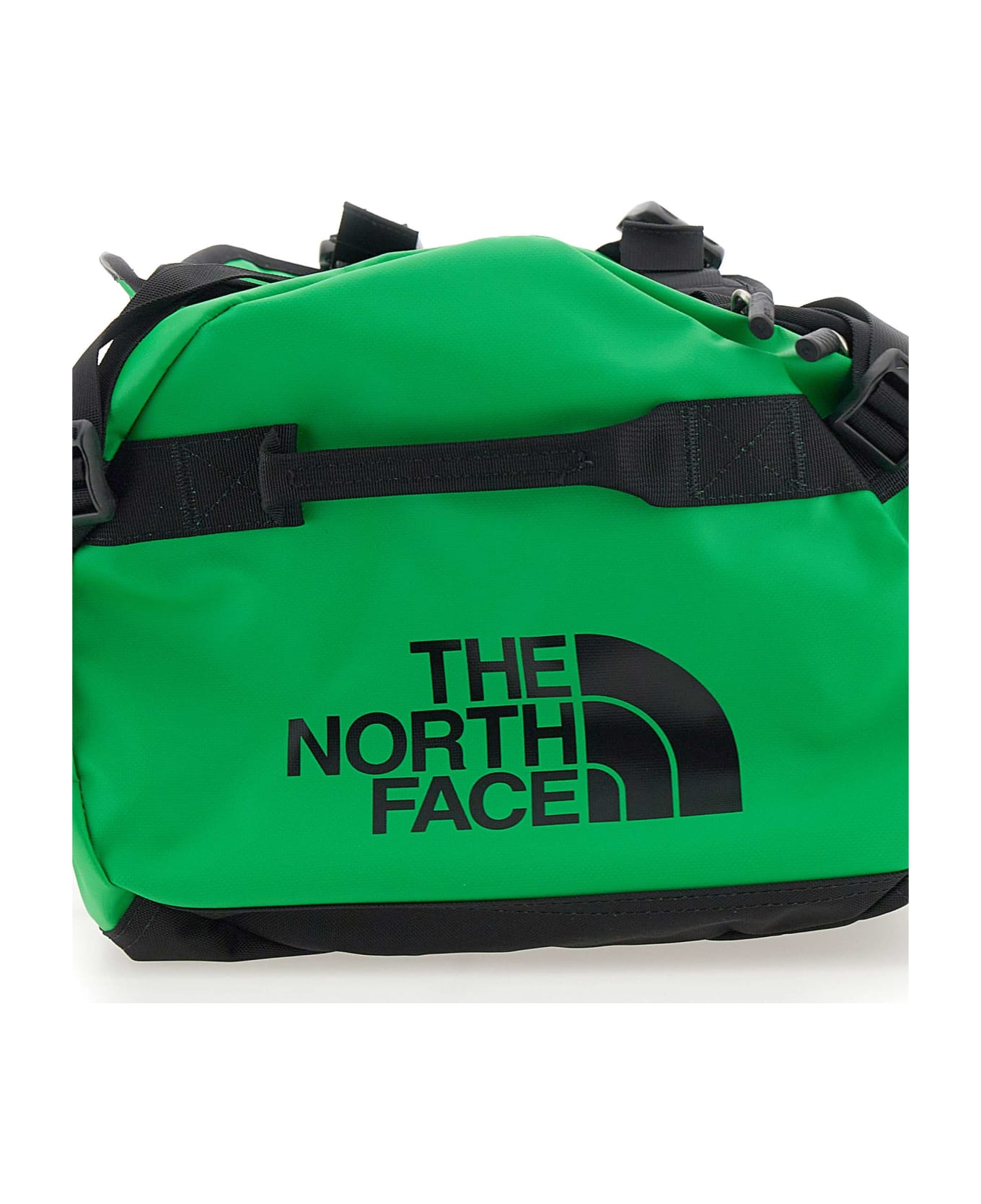 The North Face "base Camp Duffel" Travel Bag - black/green トラベルバッグ