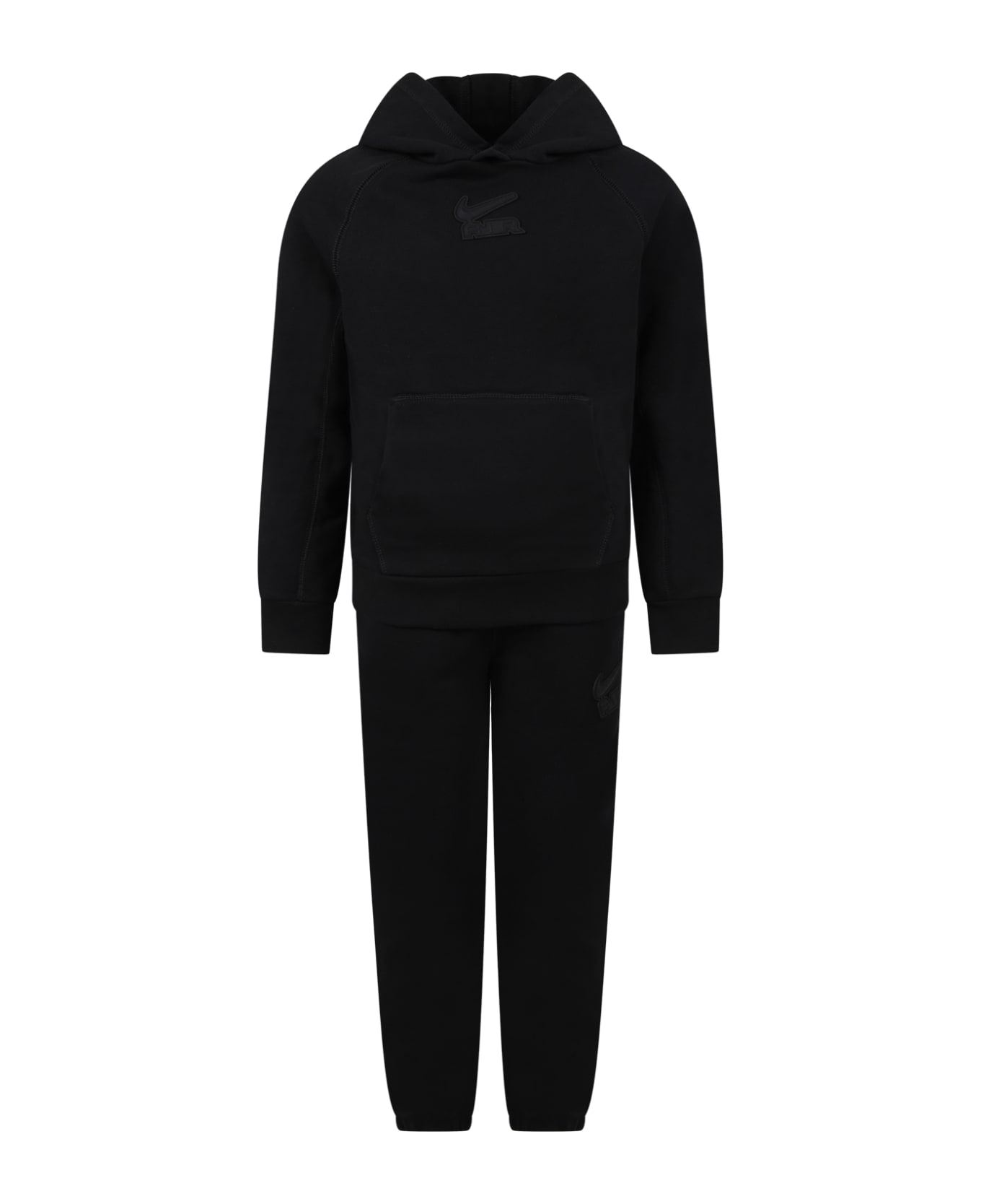 Nike Black Suit For Boy With Logo - Black