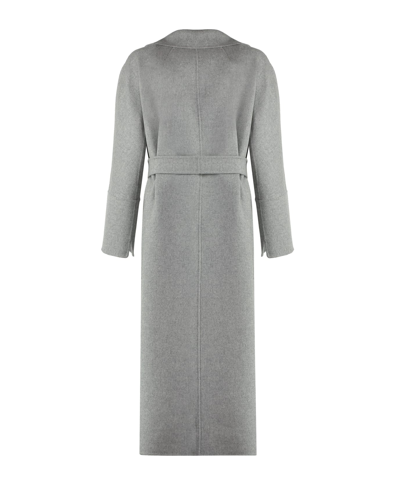 'S Max Mara Wool Robe Coat - Grey