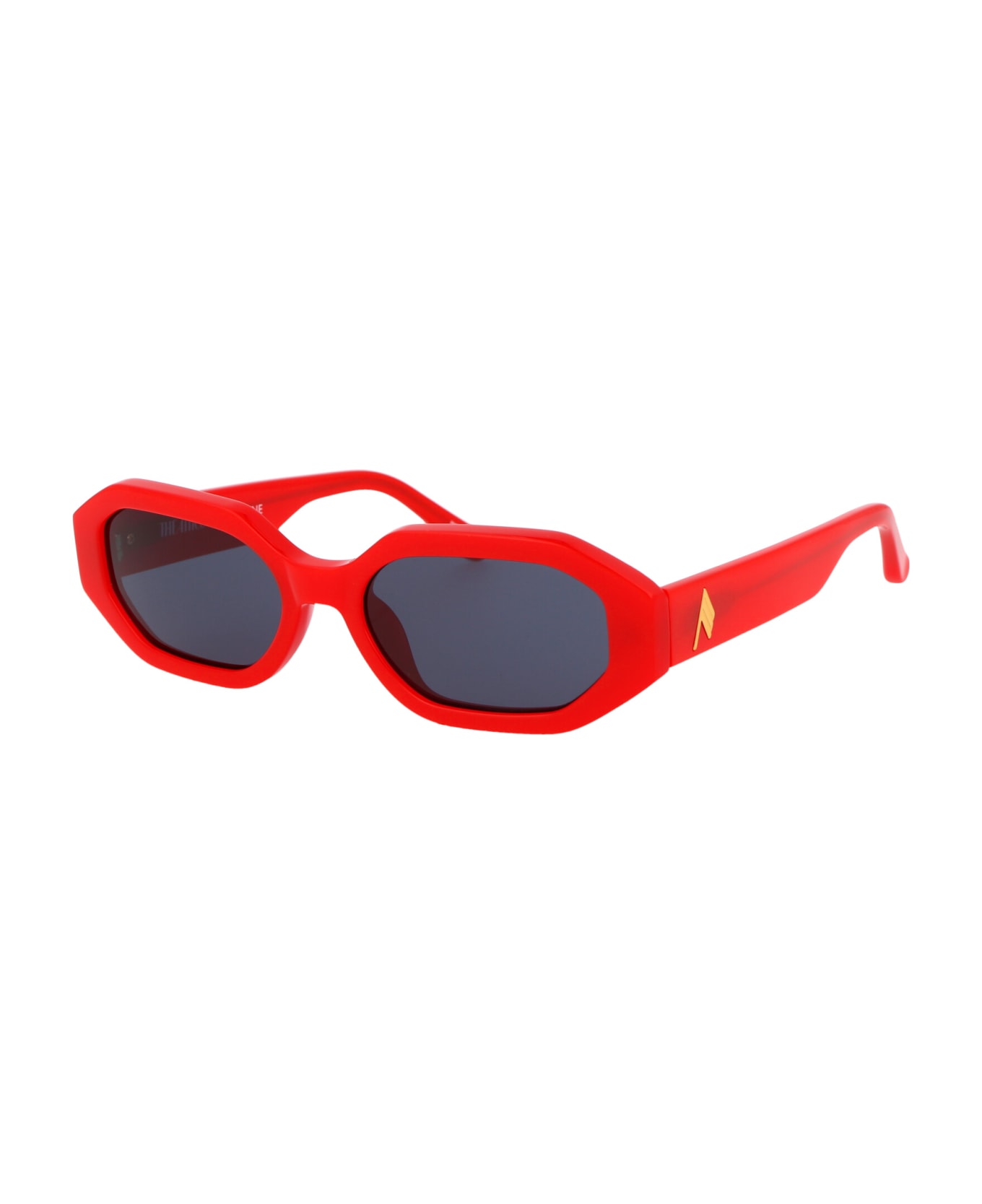 The Attico Irene Sunglasses - RED/YELLOWGOLD/DARKBLUE