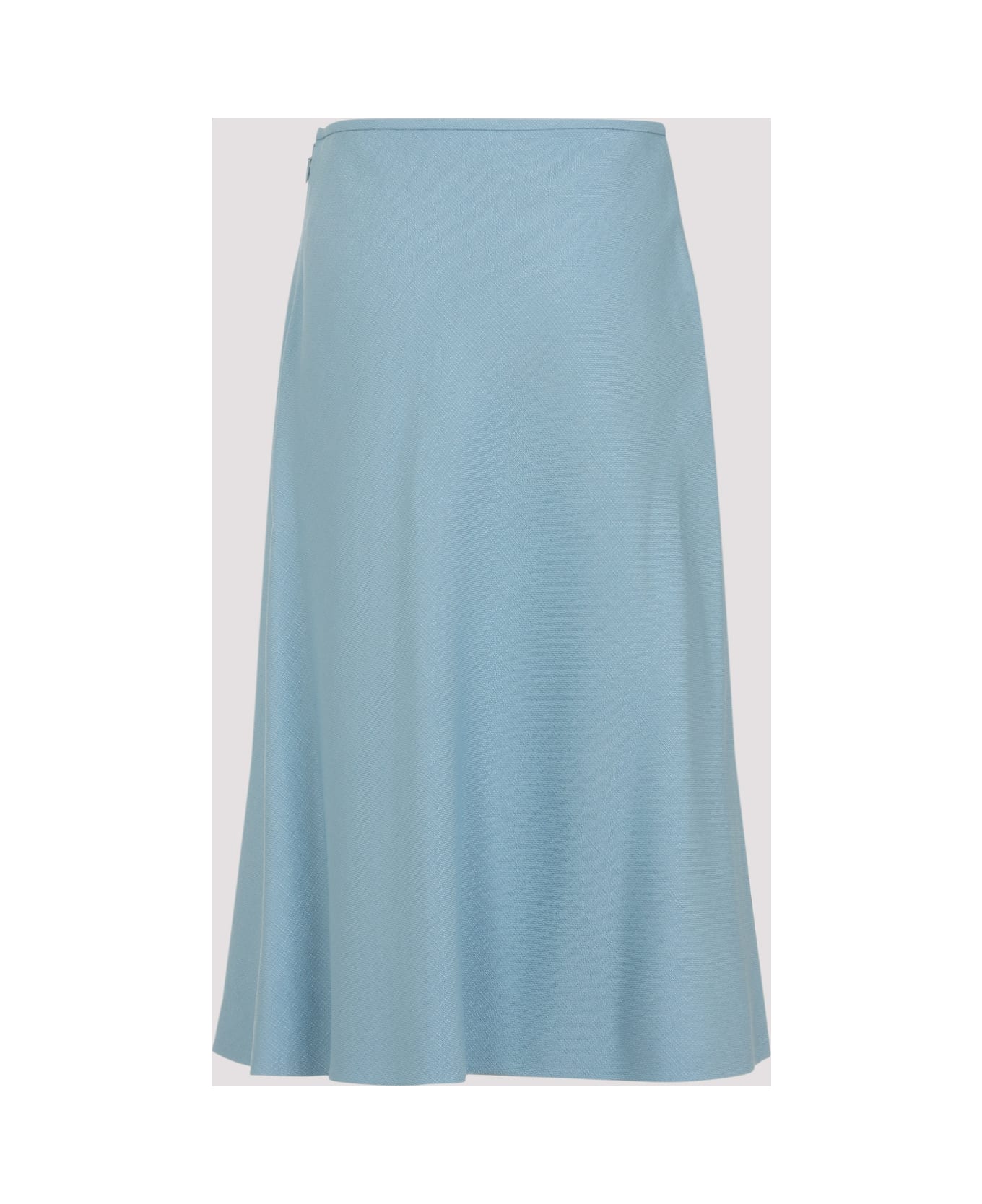 Valentino Viscose Midi Skirt - Bwd Bluish Grey