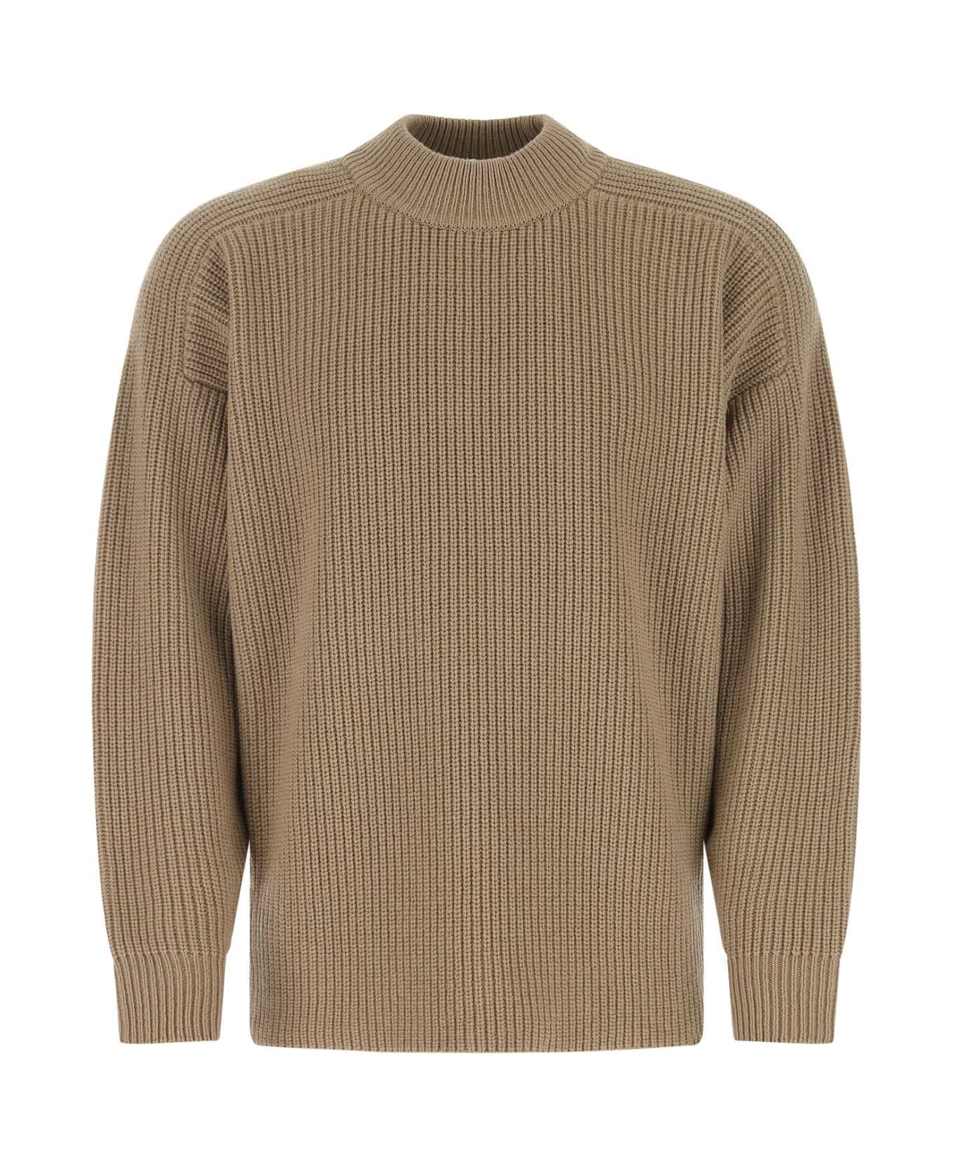 The Row Cappuccino Wool Blend Sweater - CML