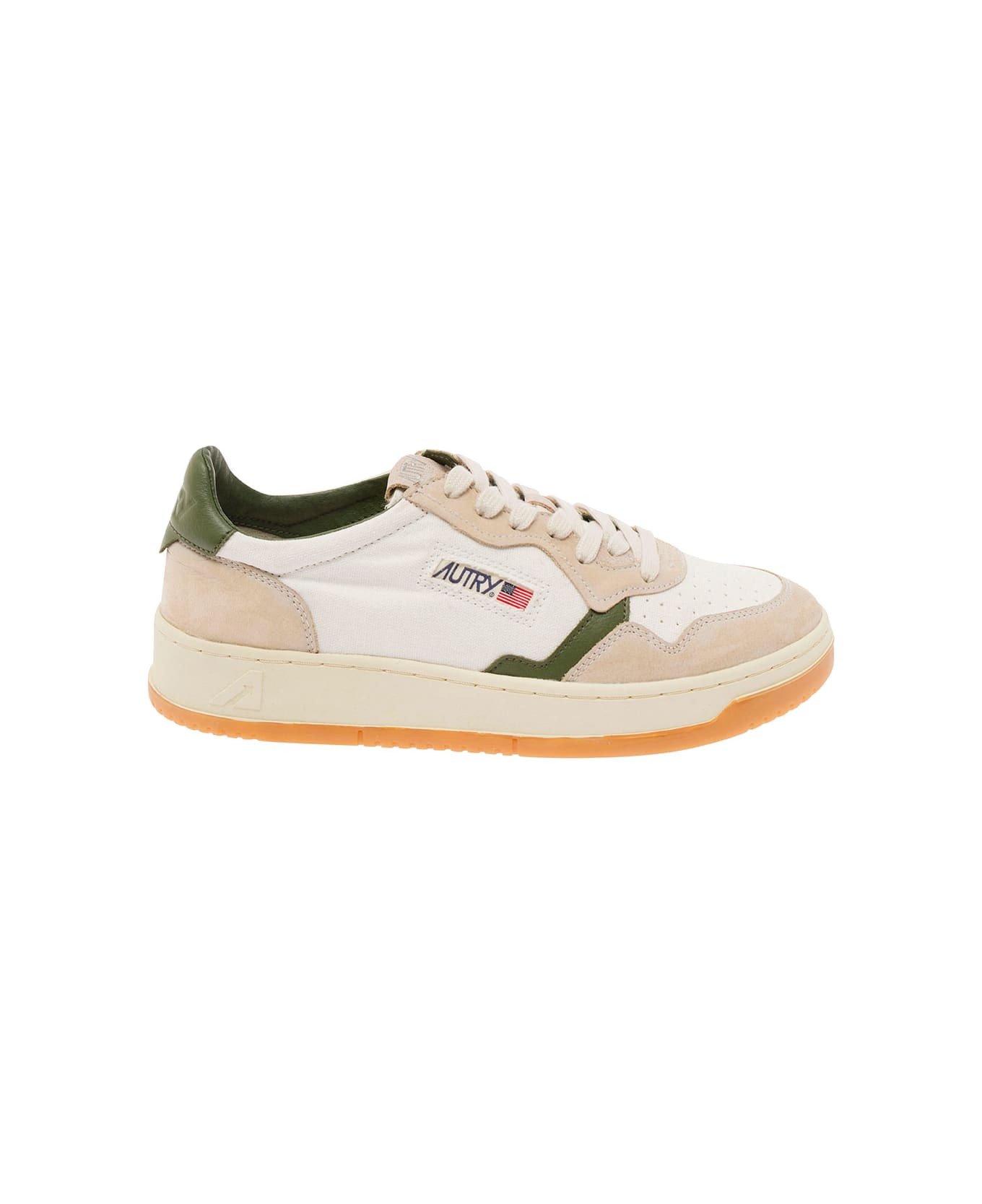Autry Medalist Low Canvas Sneakers - White