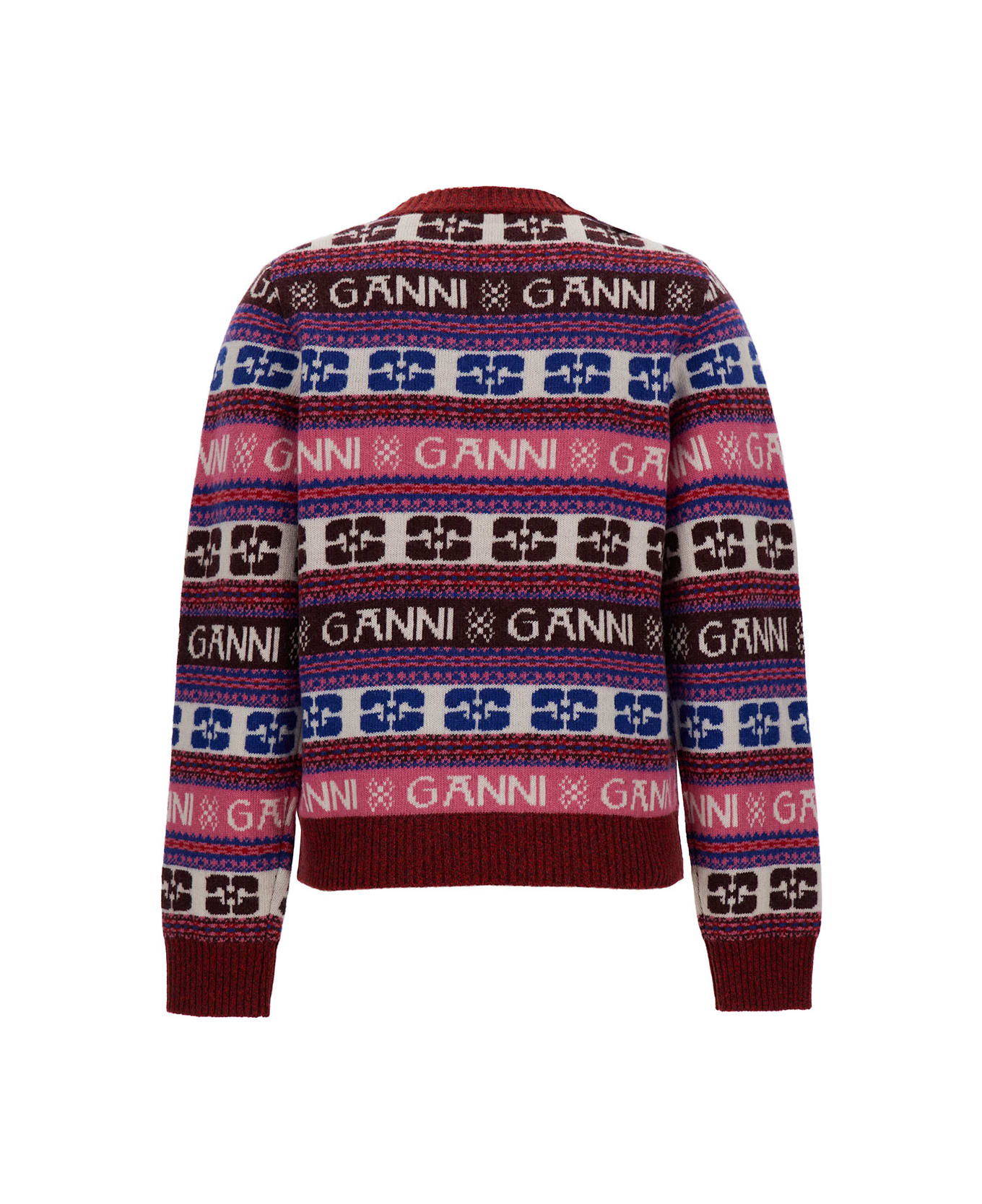 Ganni Multicolor Wool Knitwear - Multicolor