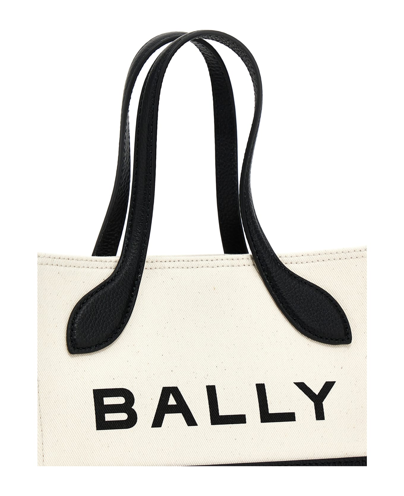 Bally Bar Keep On Shopper - Natural/black+oro
