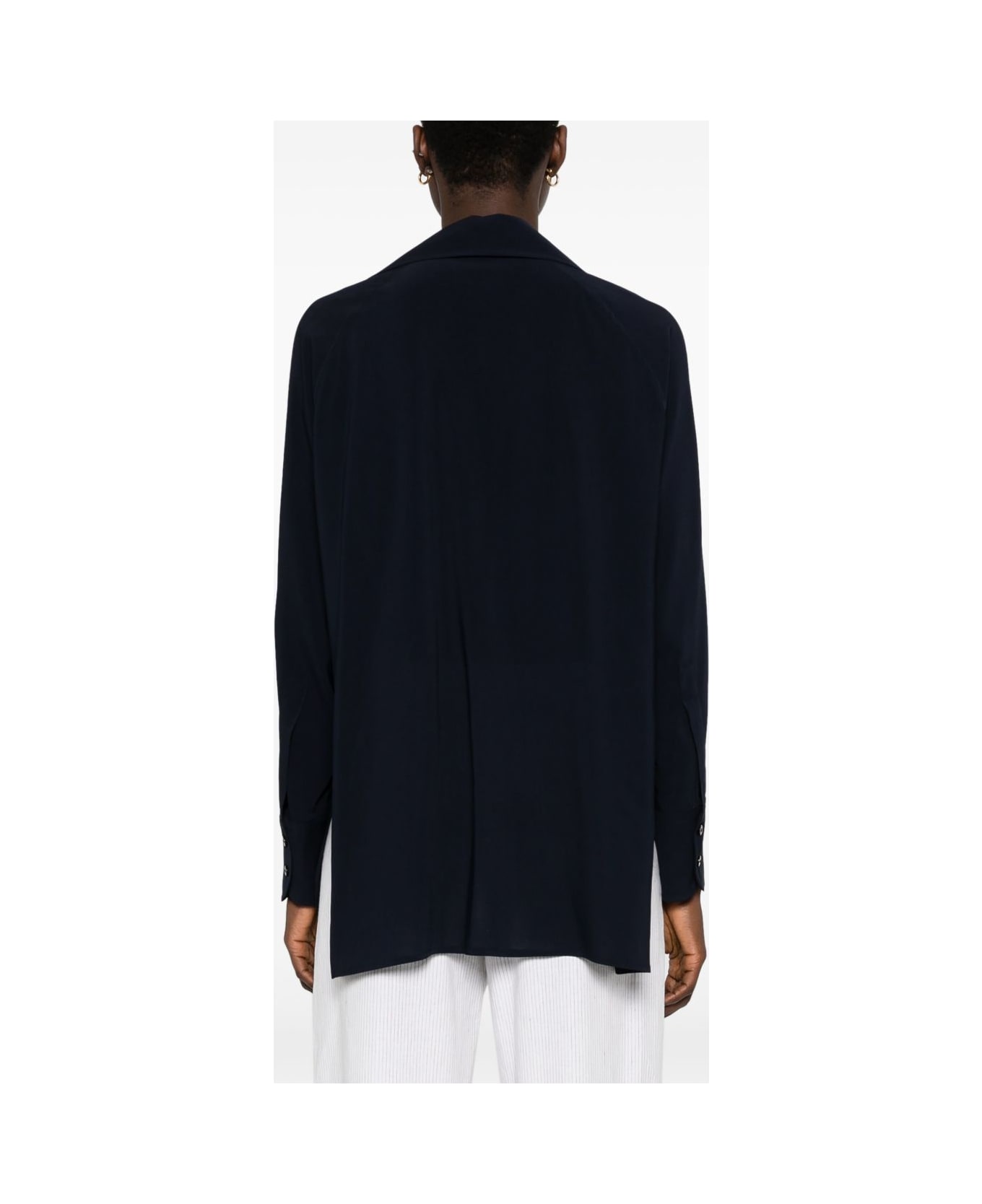 Alberto Biani Georgette Blouse - Blue