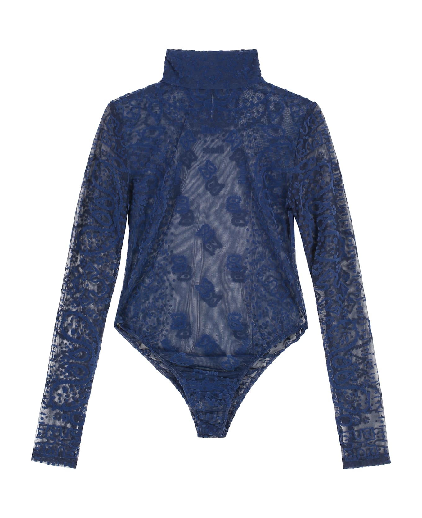 Rhude Tulle Bodysuit - blue