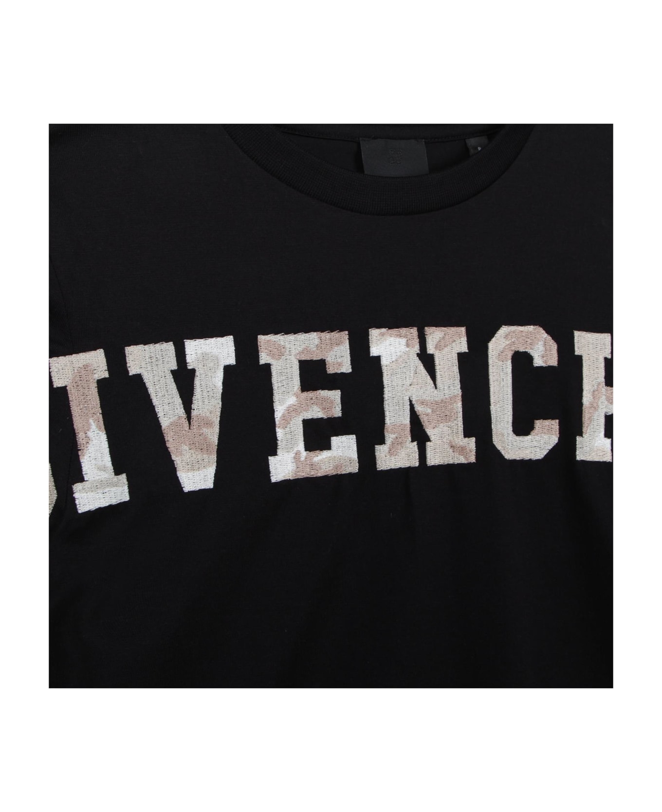 Givenchy Logo-print Detail T-shirt - Black