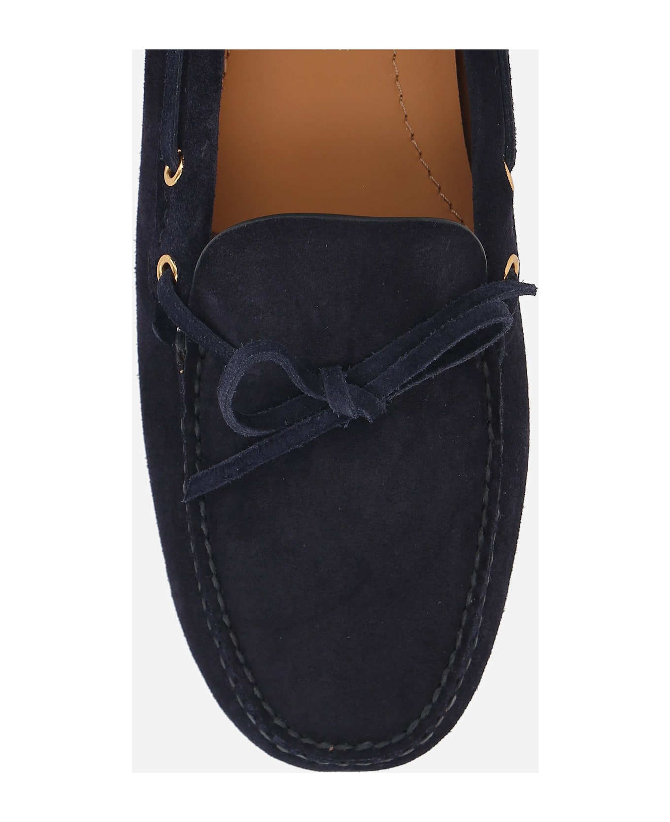 Car Shoe Suede Driving Loafers - BLUE