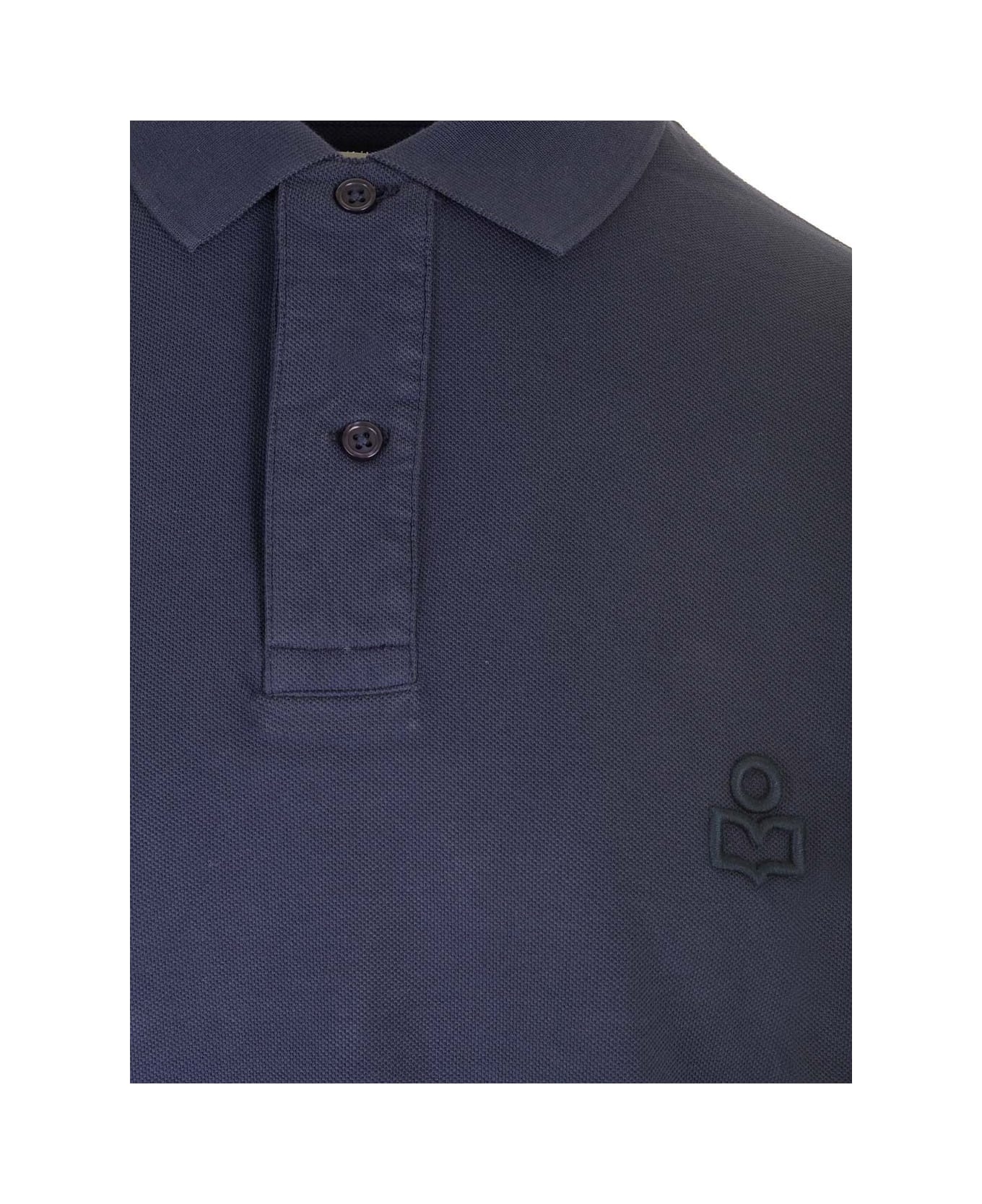 Isabel Marant "afko" Polo Shirt - Blue