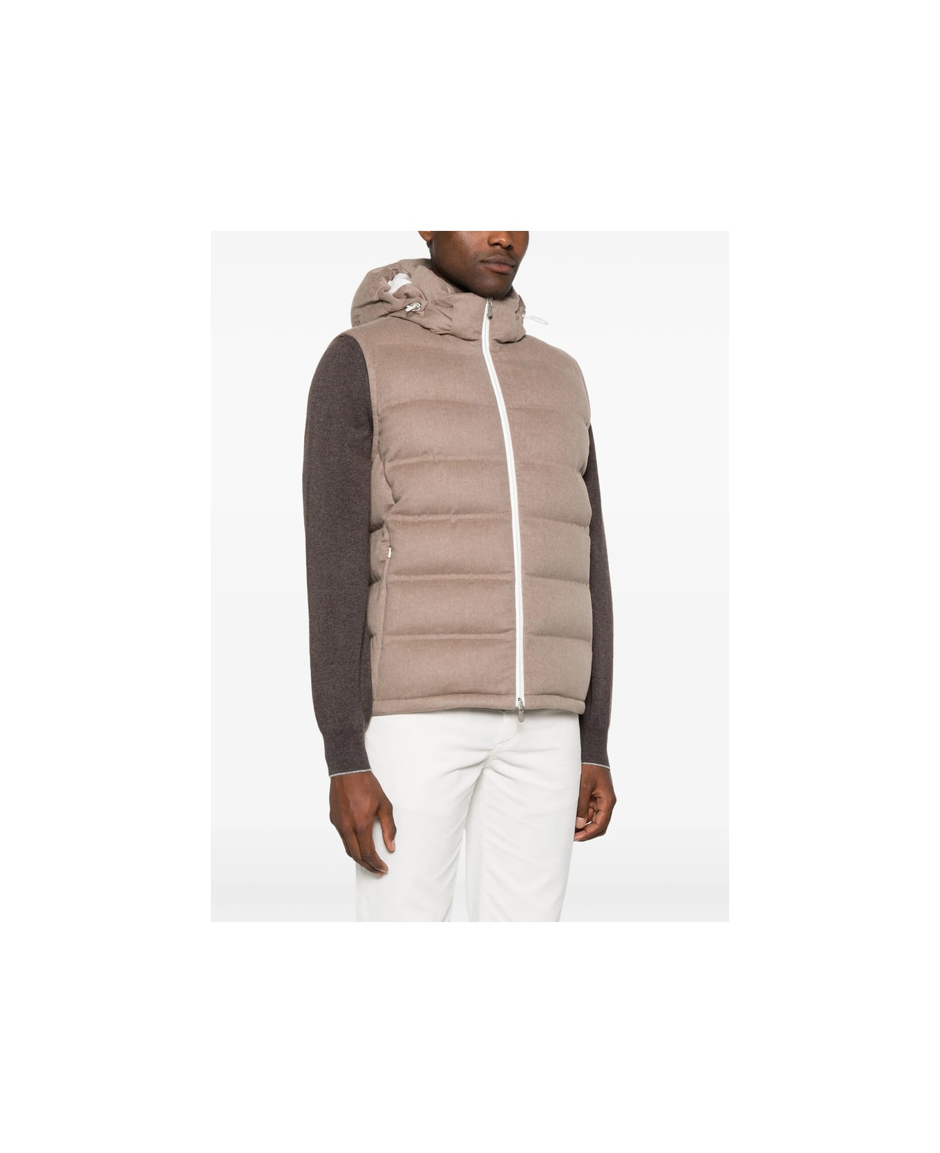 Brunello Cucinelli Outwear Waistcoat - BROWN