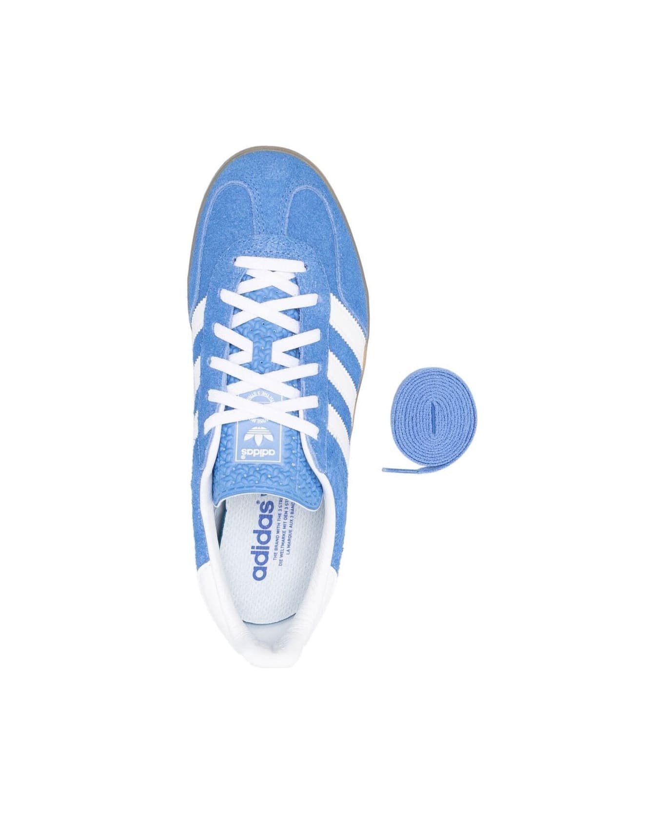 Adidas Gazelle Indoor Sneakers - Blufus Ftwwht Goldm