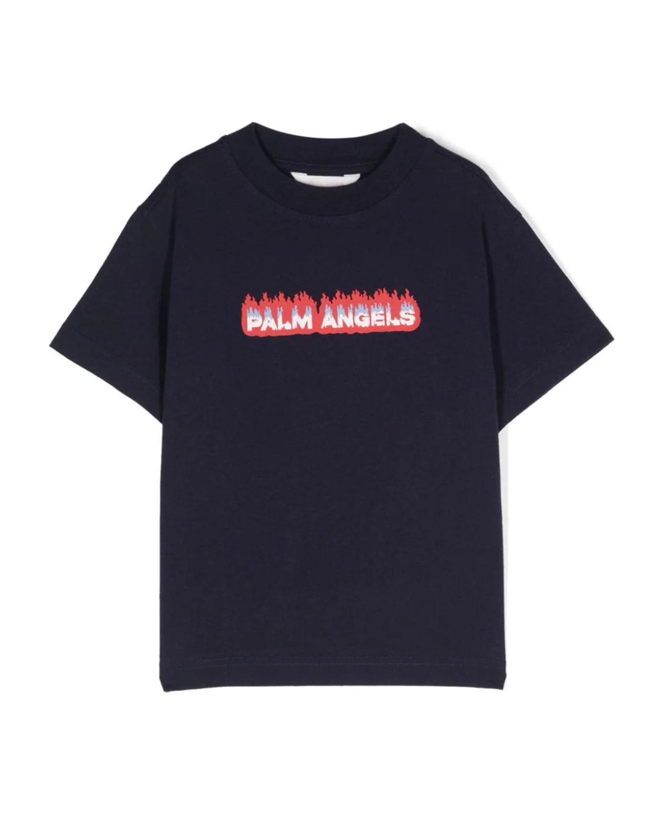 Palm Angels T-shirts And Polos Blue - Blue