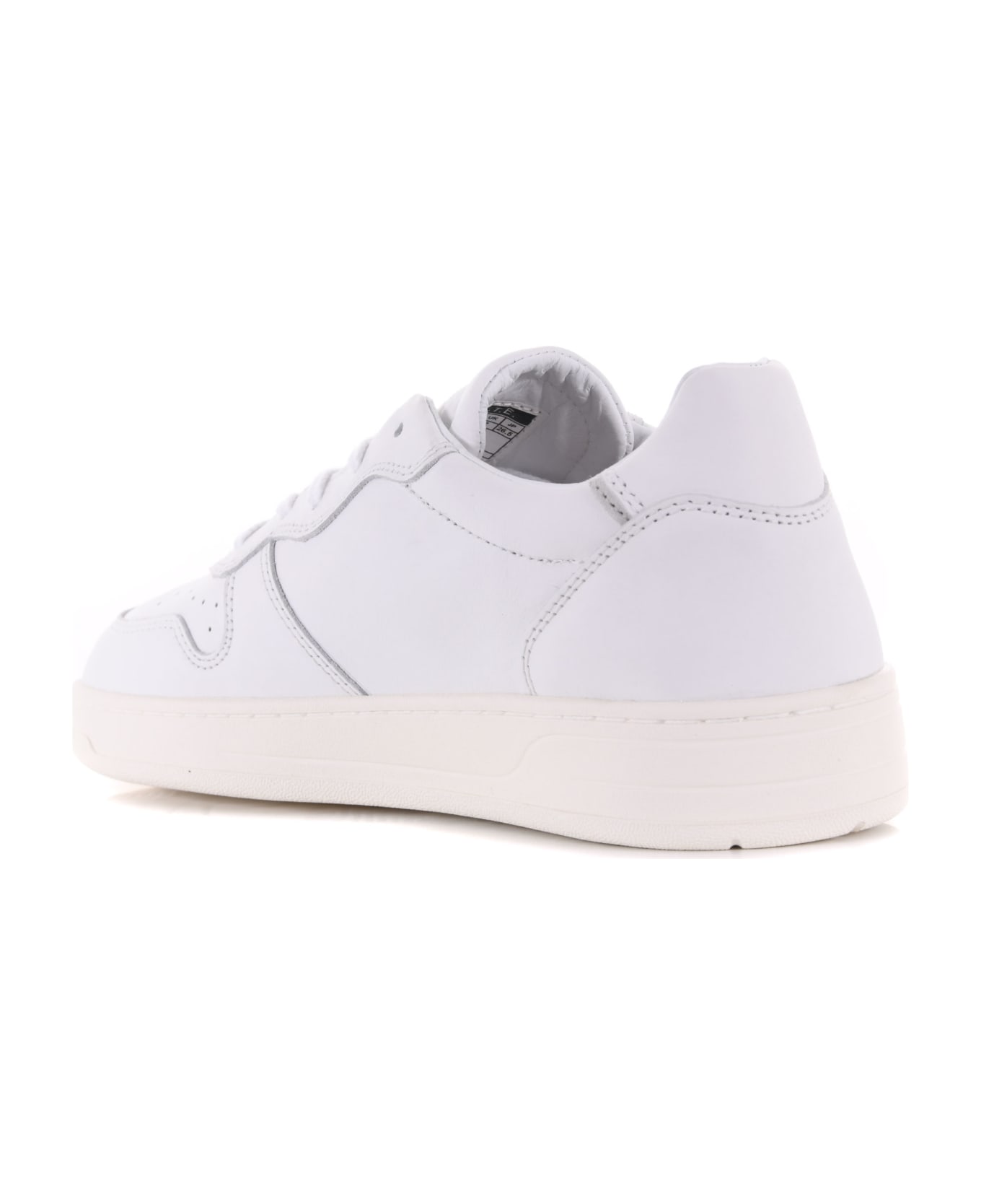 D.A.T.E. Sneakers "court Calf" Leather - Bianco