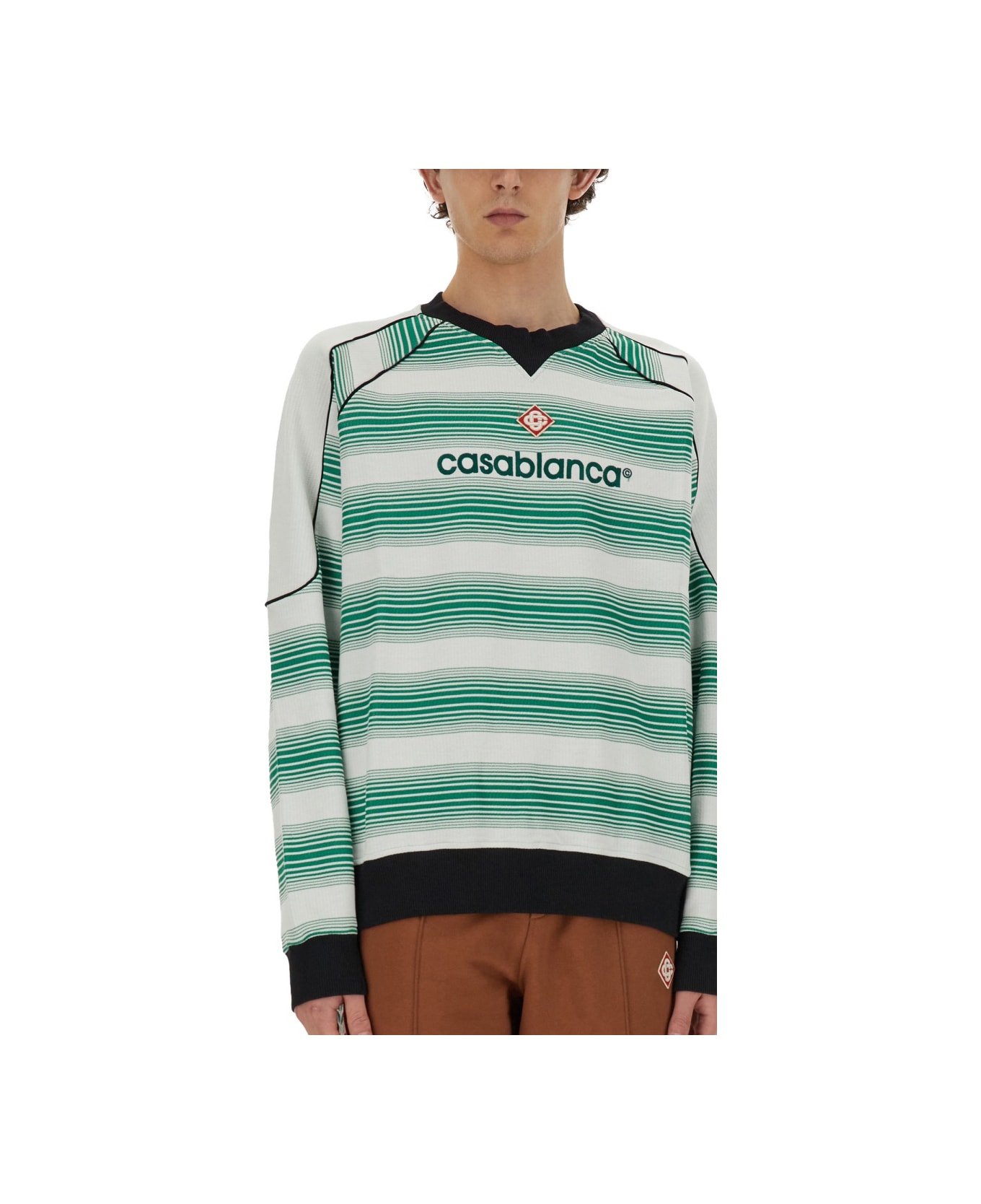 Casablanca Cotton Interlock Sweatshirt - MULTICOLOUR