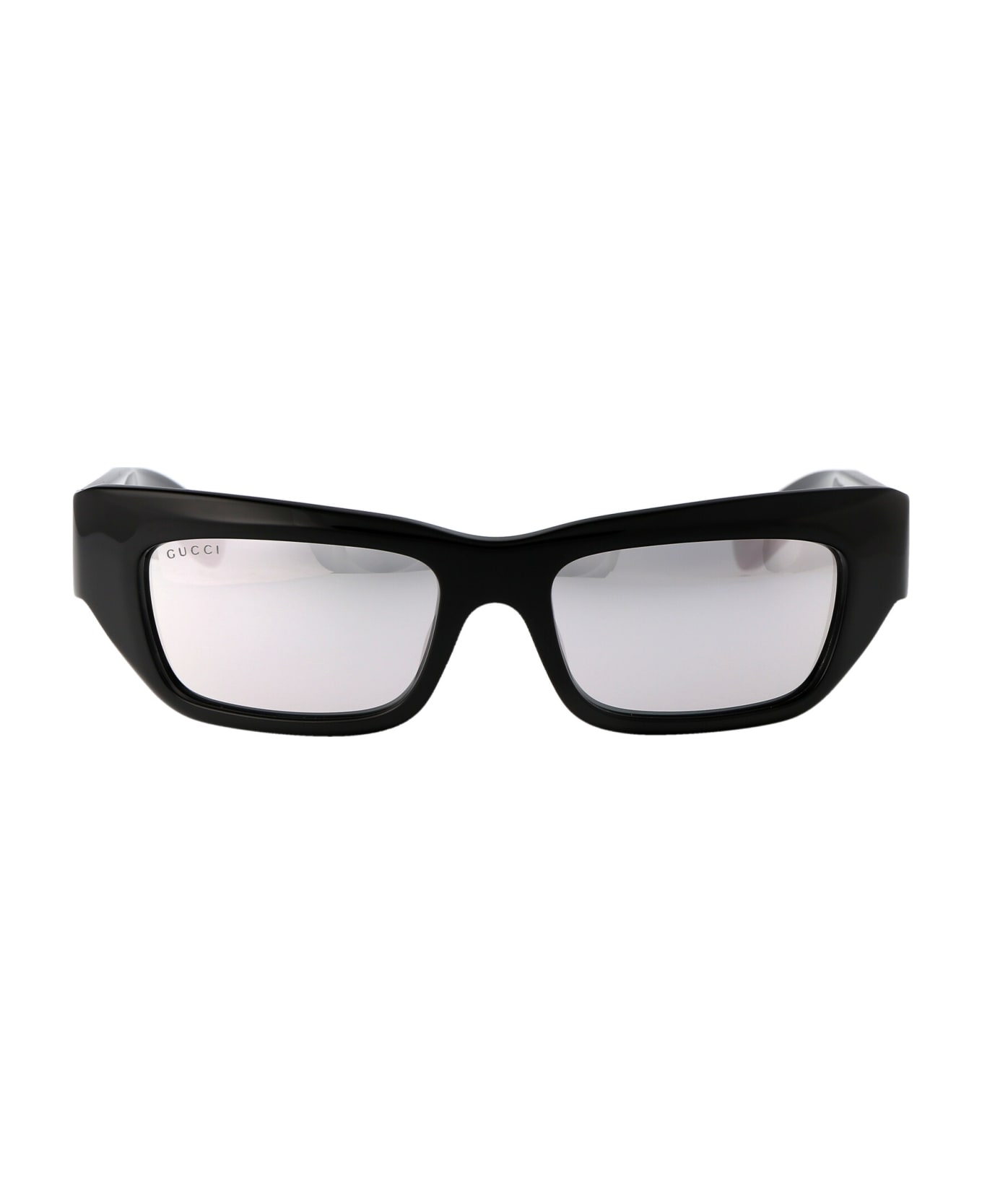Gucci Eyewear Gg1296s Sunglasses - 002 BLACK BLACK SILVER
