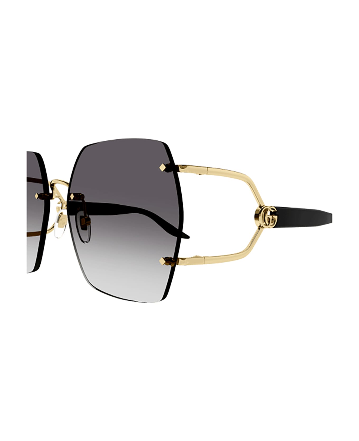 Gucci Eyewear GG1562S Sunglasses - Gold Black Grey