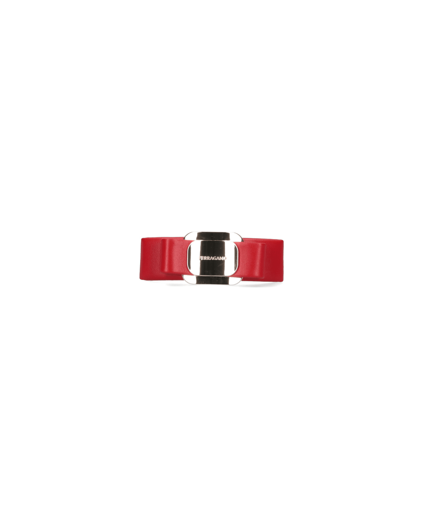Ferragamo "vara" Hair Clip - Red