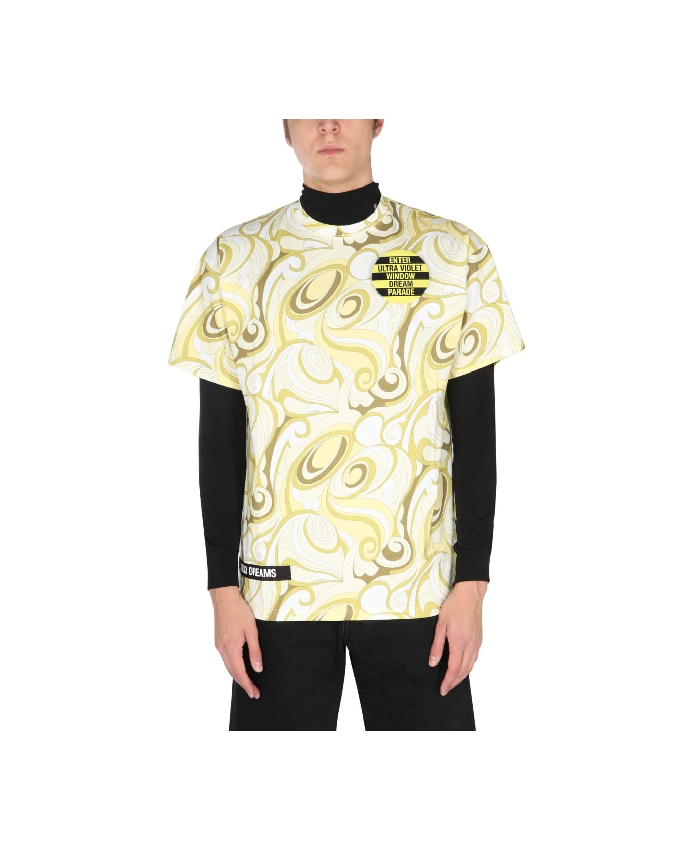 Raf Simons Crew Neck T-shirt - YELLOW シャツ