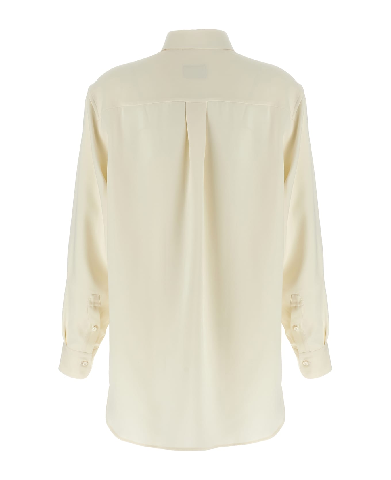 Brioni Cady Silk Shirt - White
